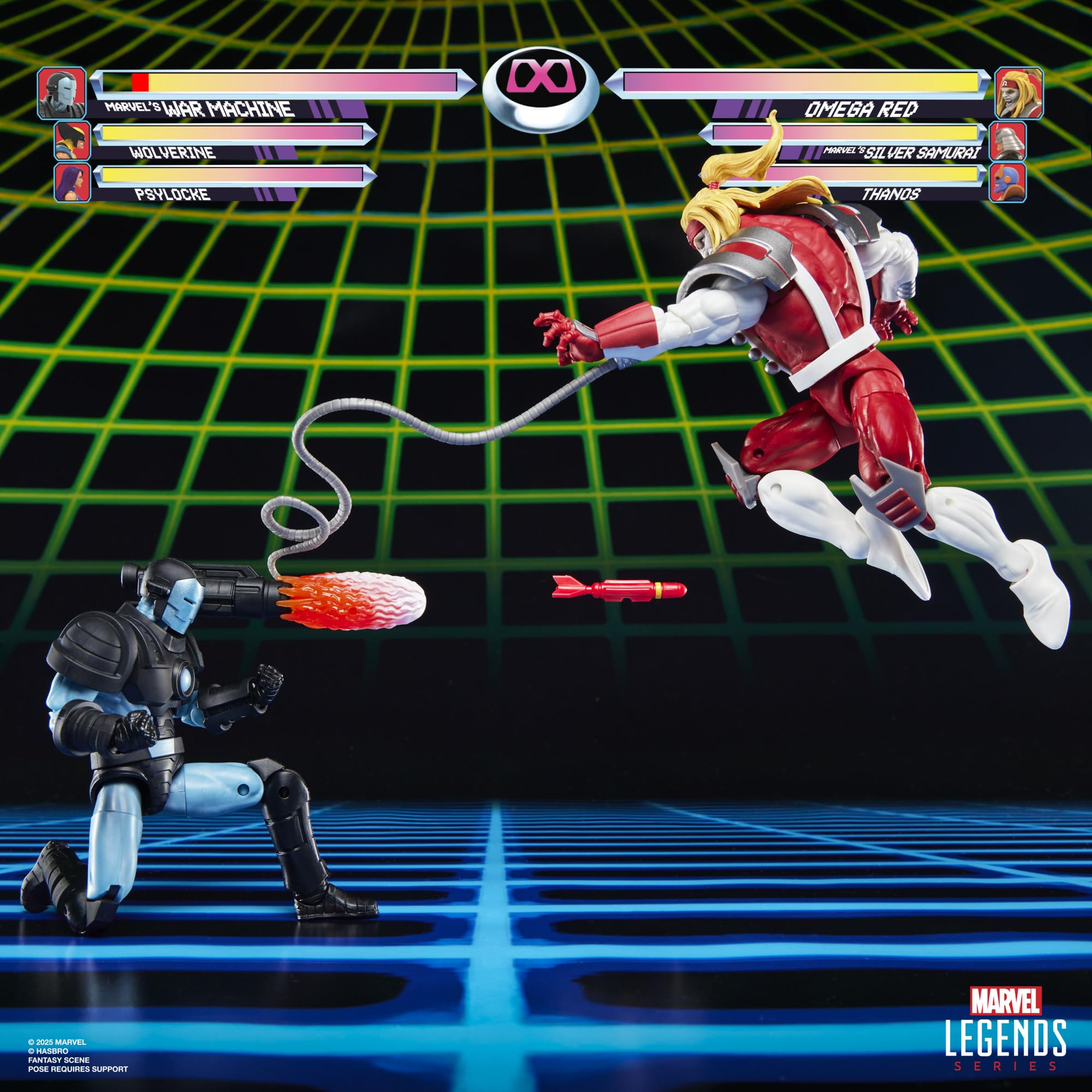 Marvel Legends Gamerverse War Machine vs Omega Red 2-Pack Action Figures