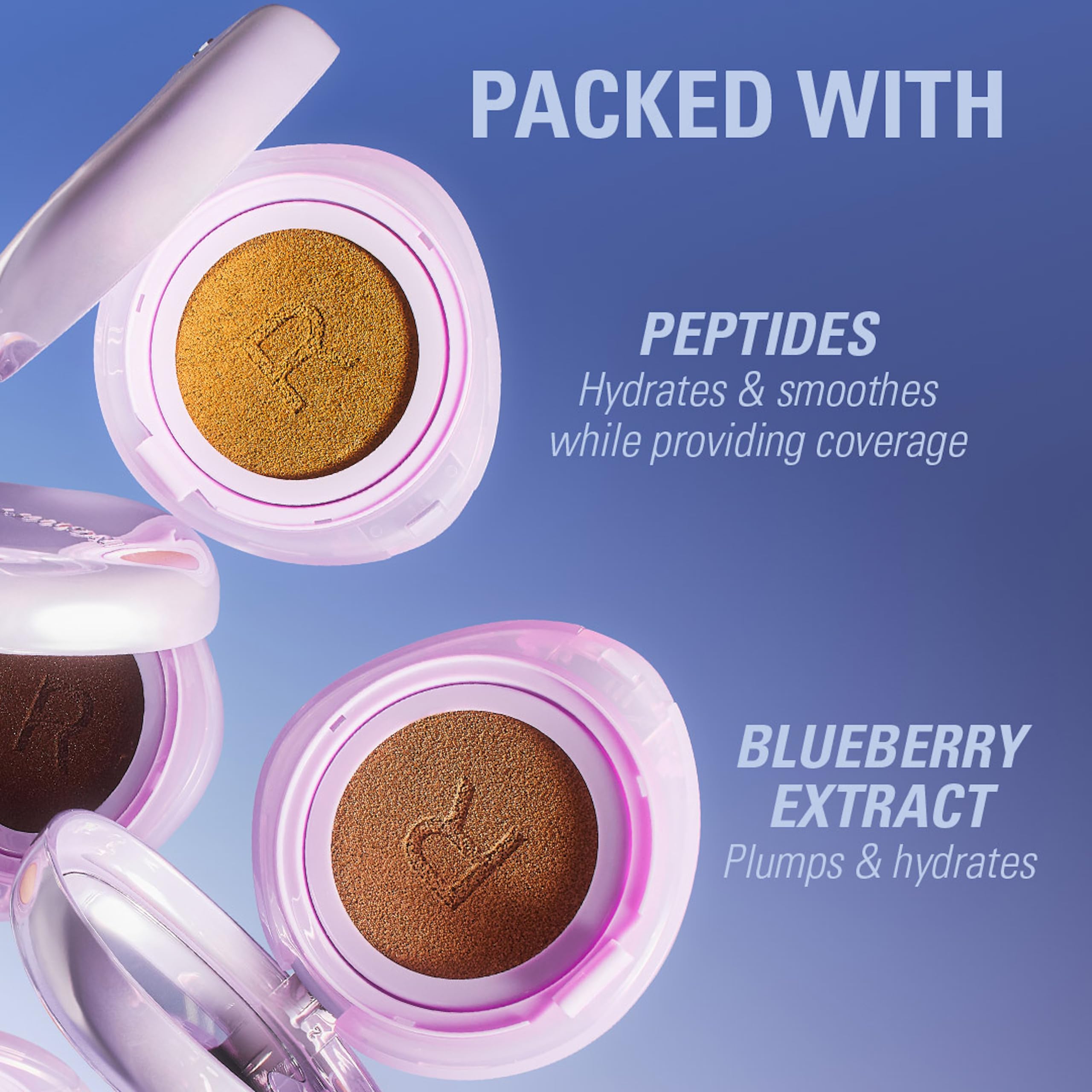 Revolution Beauty London Superdewy Cushion Foundation - Buildable Coverage, Hydrating, Fair Neutral Warm 4