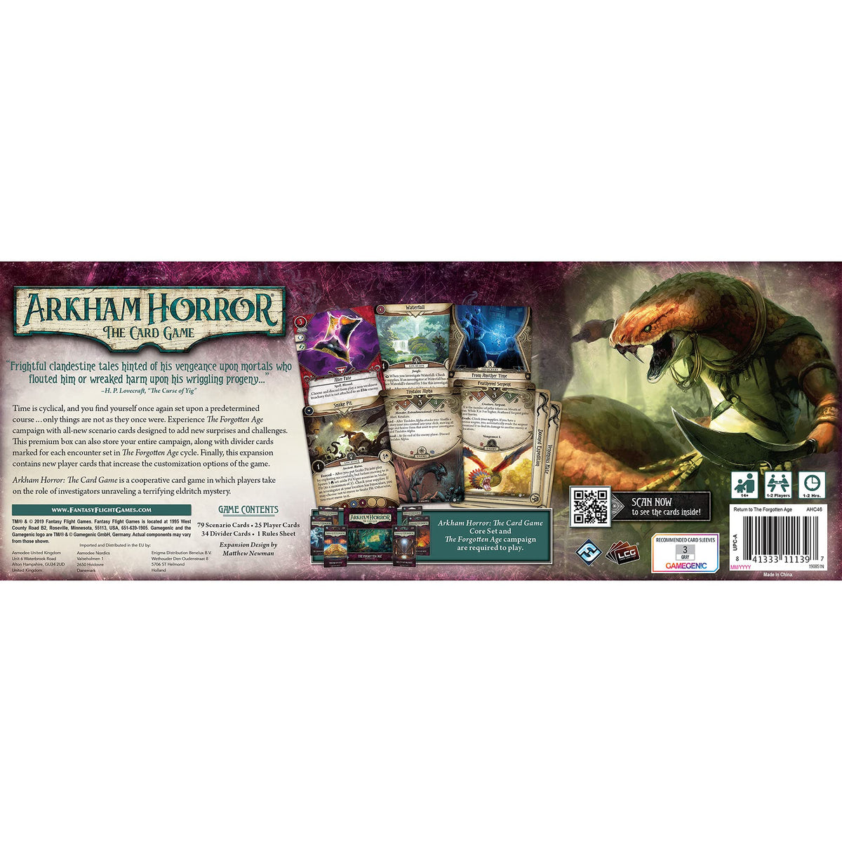 Fantasy Flight Games Arkham Horror Das Kartenspiel: Rückkehr ins vergessene Zeitalter – Upgrade-Erweiterung