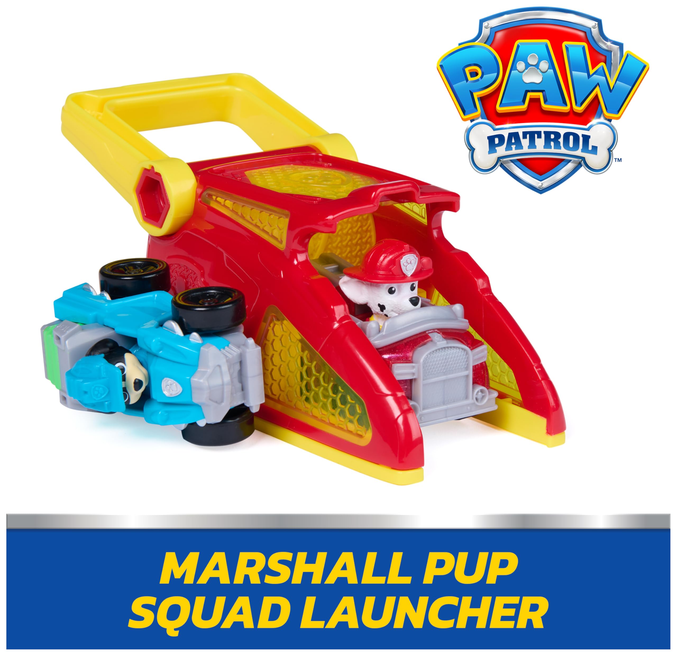 Paw Patrol Pup Squad Launchers with Rex Vehicle 2-Pack - Ages 3-9