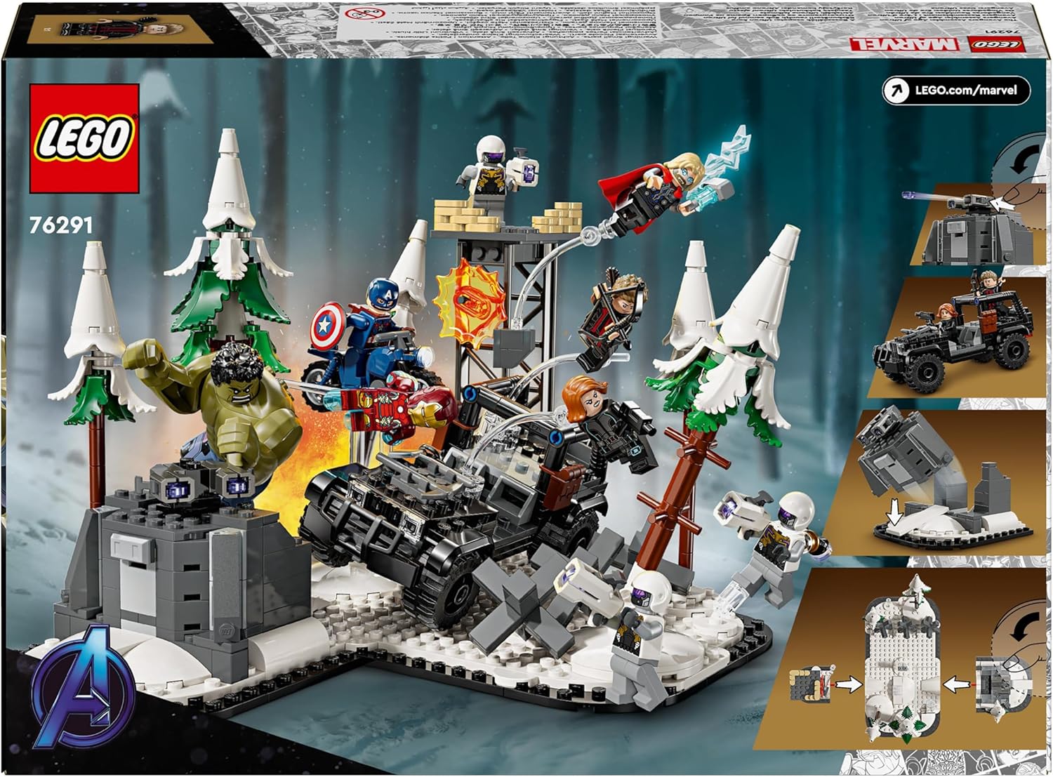 LEGO Marvel The Avengers Assemble: Age of Ultron - 613-Piece Buildable Super Hero Playset for Ages 10+ 5