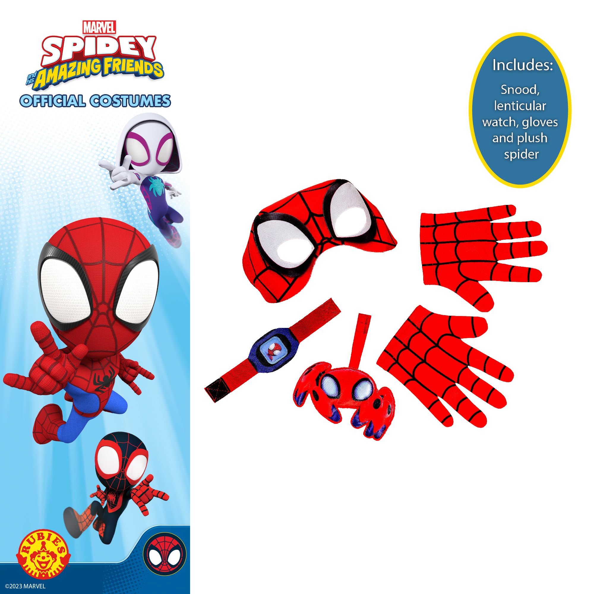 Rubies Official Marvel Spidey and His Amazing Friends Toddler Accessory Set | Polyester
