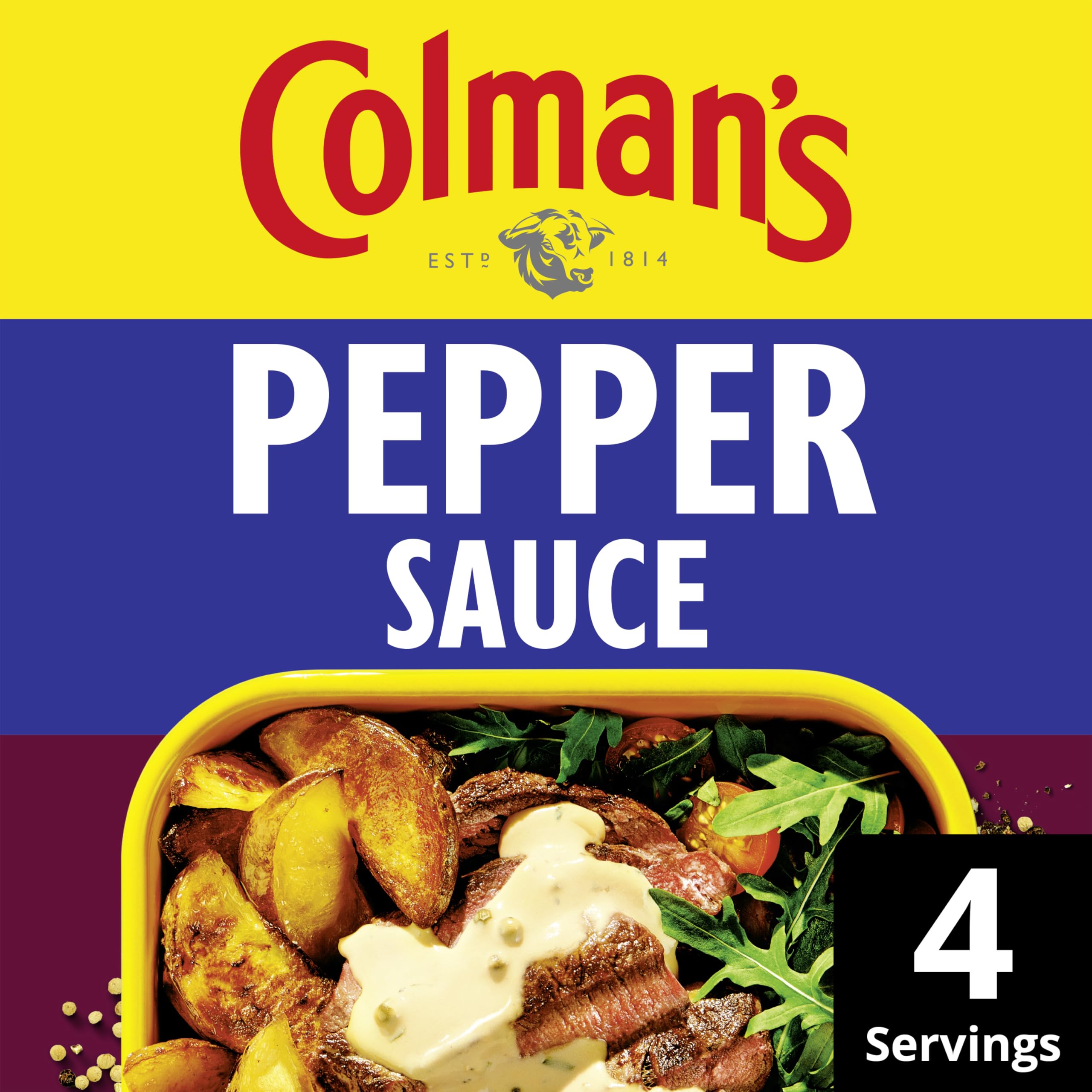 Colman's Classic Comforts Pepper Sauce Mix - Vegetarian, No Artificial Colours/Preservatives | 4 Servings 2