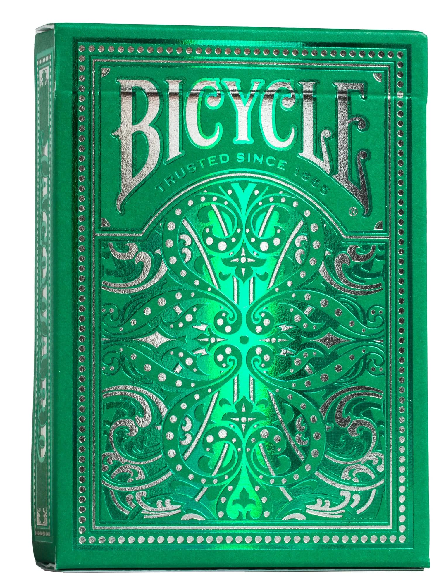 Bicycle Jacquard Playing Cards - Green Deck | Air Cushion Finish | Cardstock 1