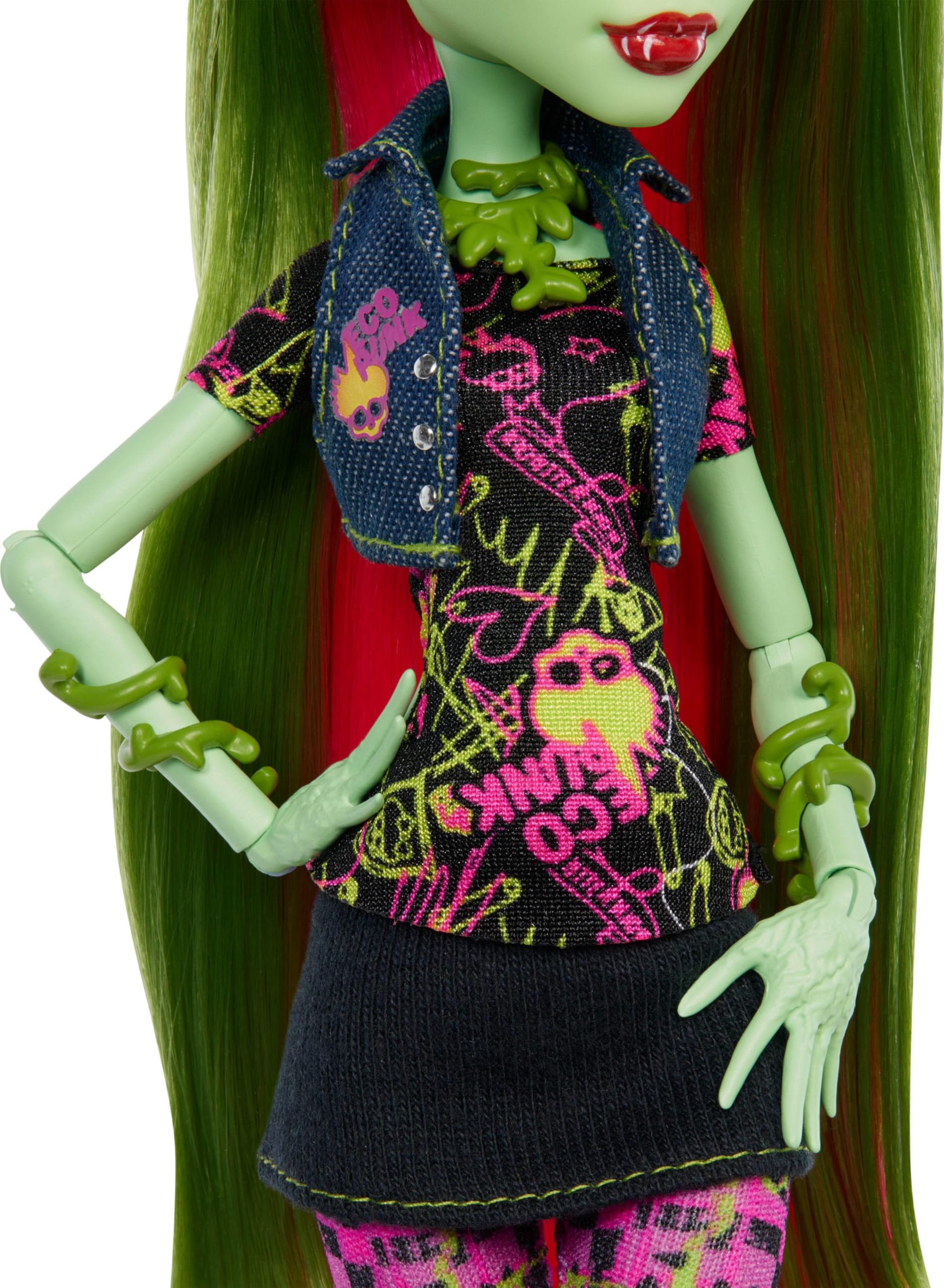Monster High Boo-riginal Creeproduction Doll - Venus McFlytrap Collectible | Posable | Includes Pet 3