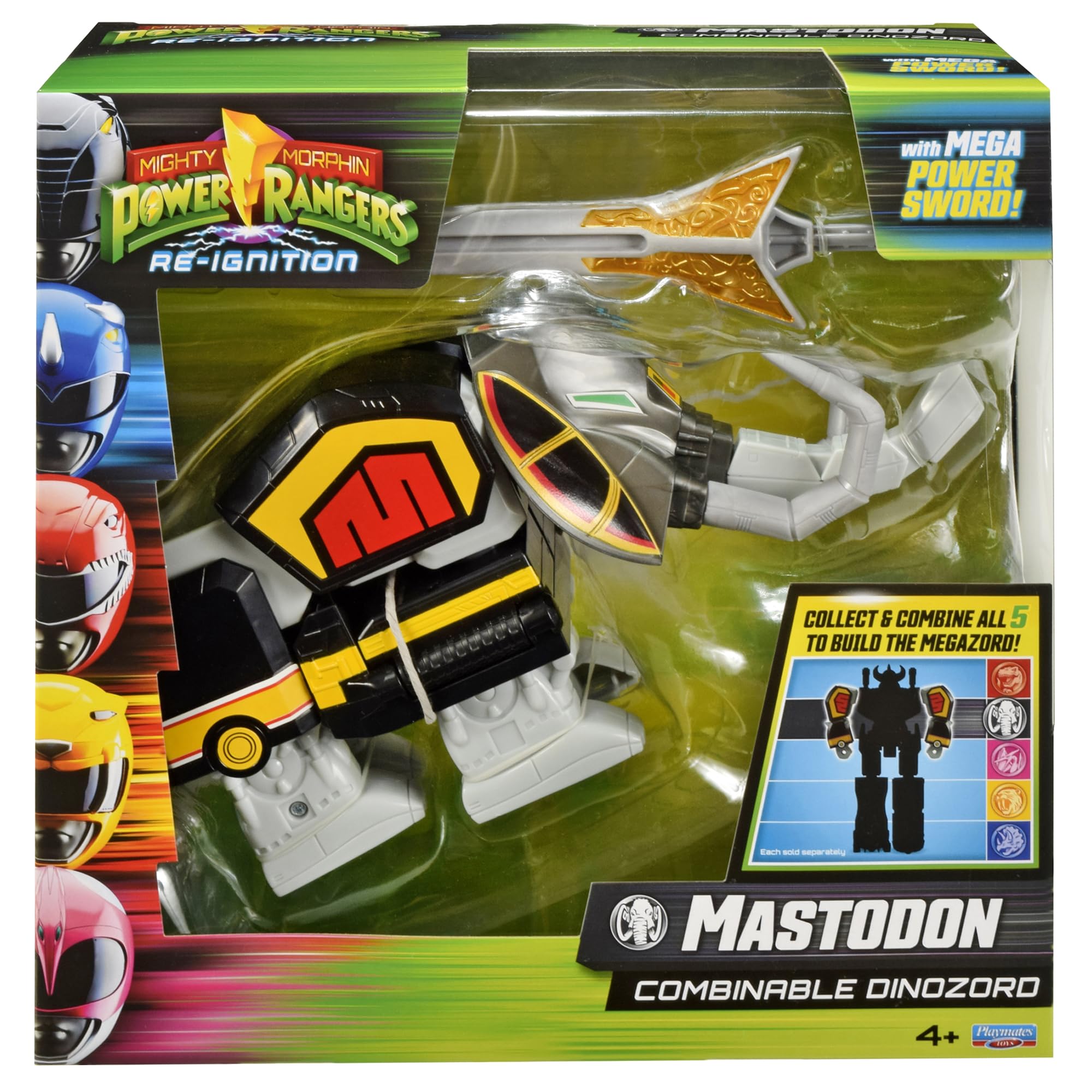 Power Rangers Mighty Morphin Re-Ignition - Mastodon Deluxe Combinable Dinozord