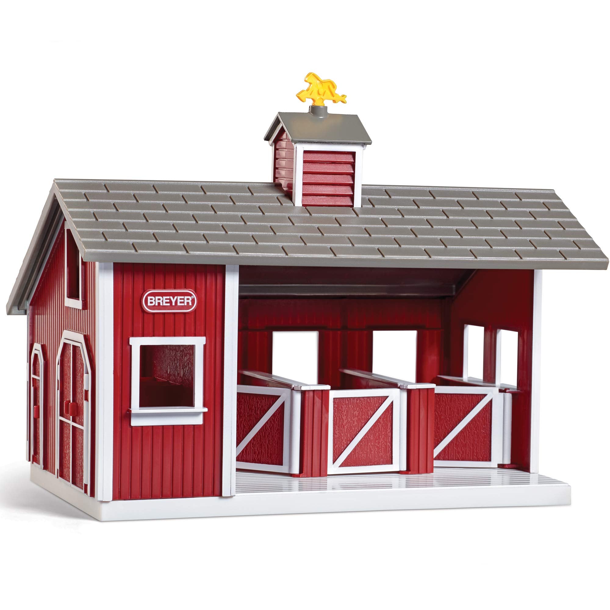 Breyer Stablemates Red Stable and Horse Playset - 1:32 Scale, 4+ Years 10