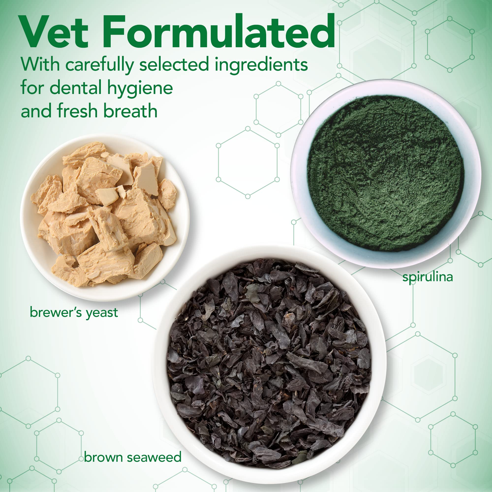 Vet's Best Natural Dental Powder for Dogs - Eliminates Bad Breath | 90g 4