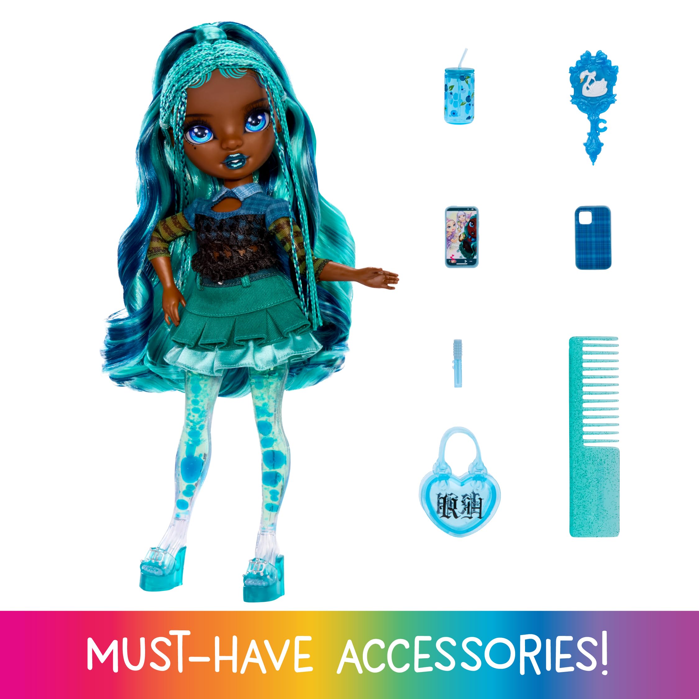 Rainbow High Sparkle & Shine Doll - Misty | 28cm Fashion Doll | Ages 4 to 12+
