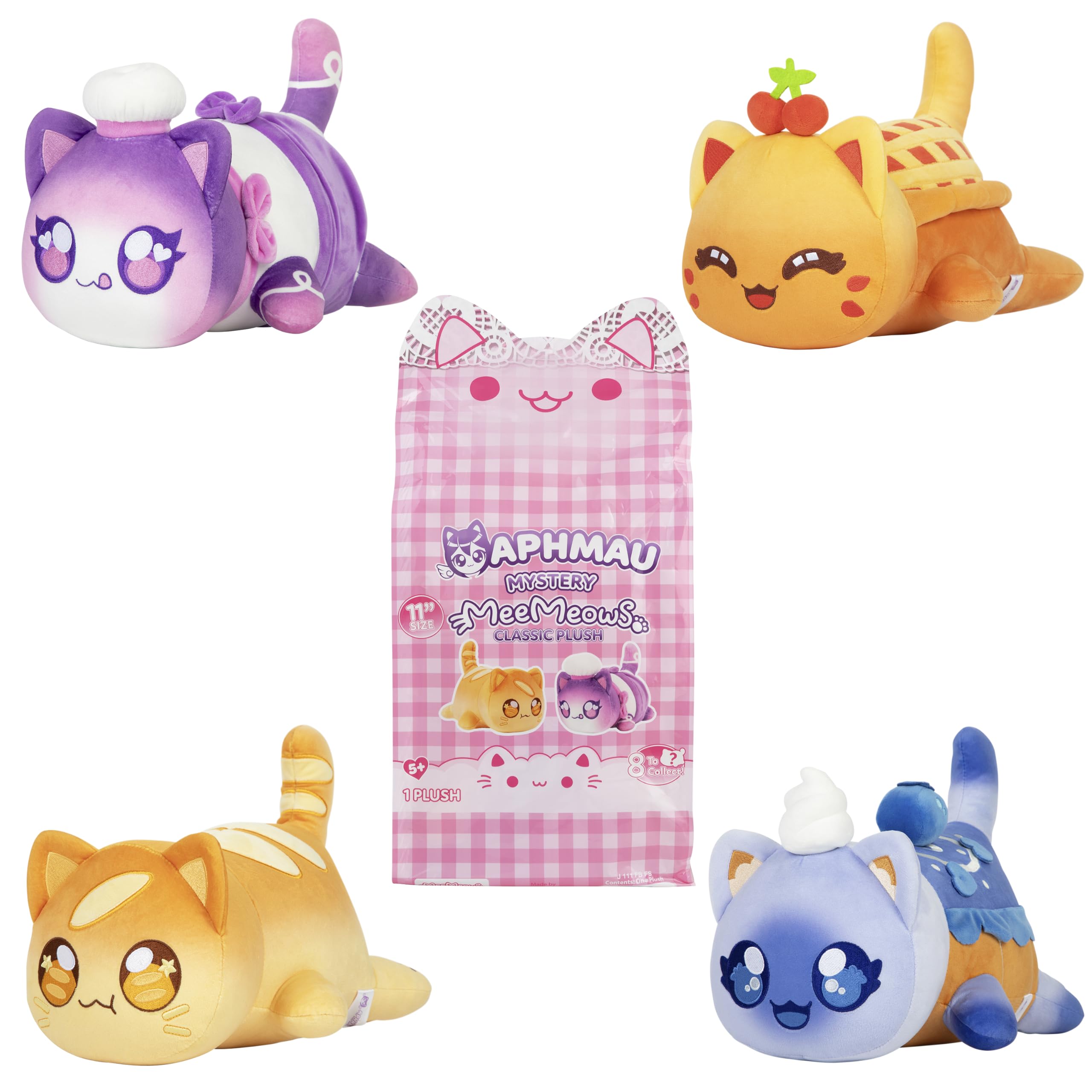 Aphmau Bakery MeeMeows Mystery Plush - 11 Inch Soft & Huggable Cat Plush Toy 6