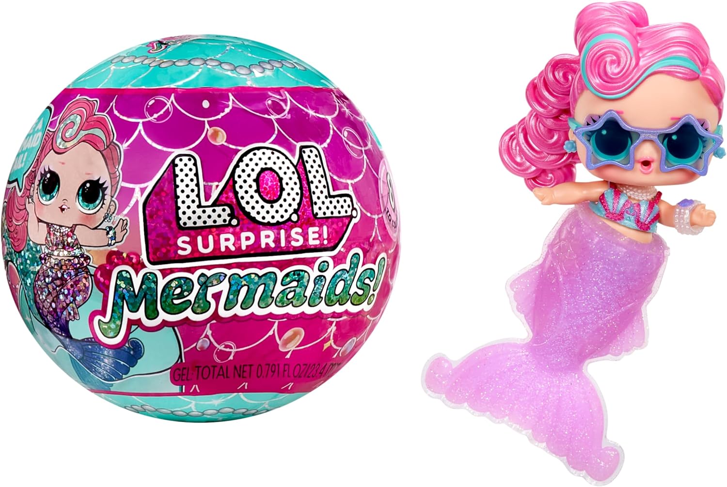 L.O.L. Surprise! Mermaids Tots - Colour Change Tail Fashion Dolls for Kids 4-8 1