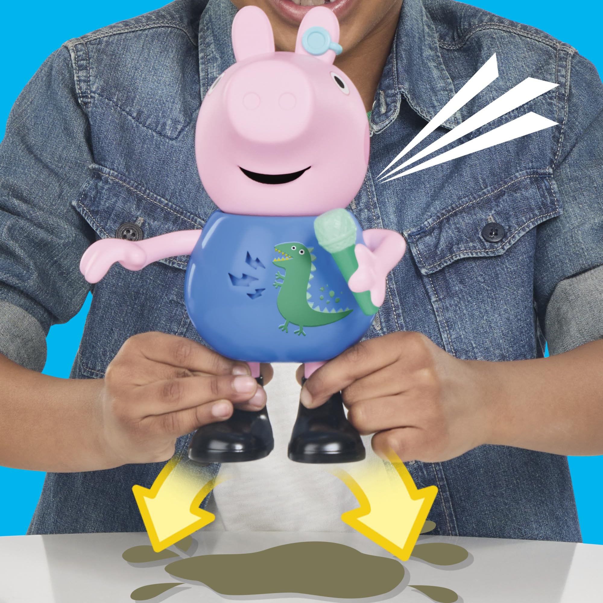 Peppa Pig Joke & Sing George 20-cm Figure - 50+ Sounds & Songs | Ages 3+ 6