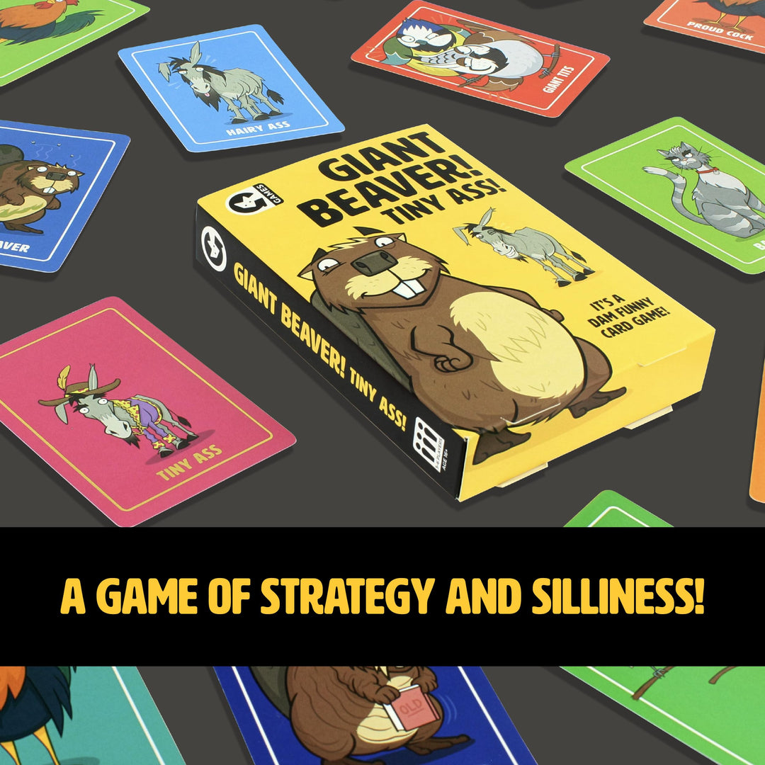 Ginger Fox Giant Beaver Tiny Ass Party Game