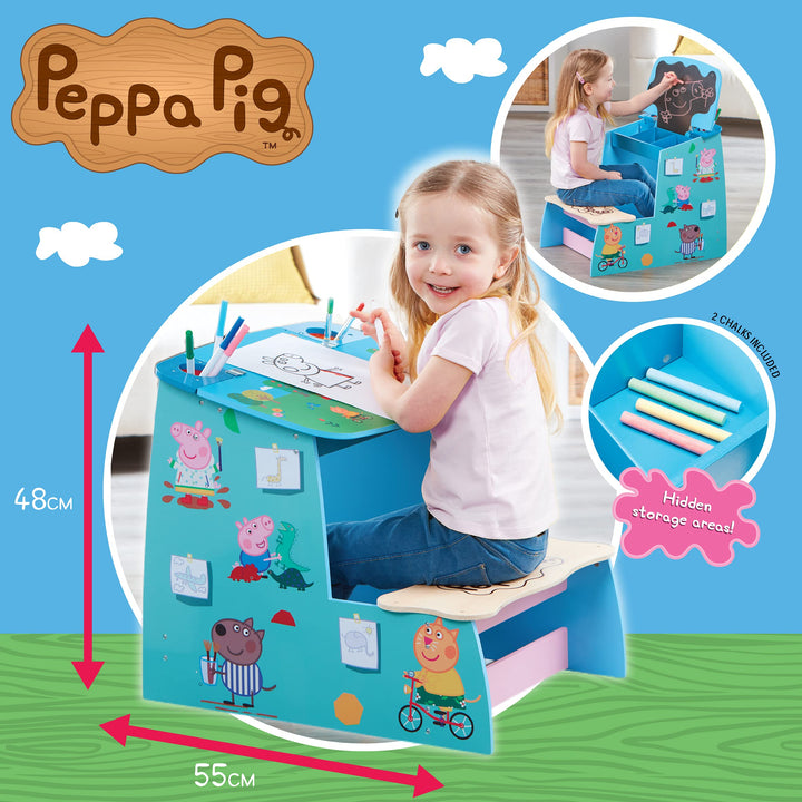 Peppa Pig - Wooden Play Desk 7431