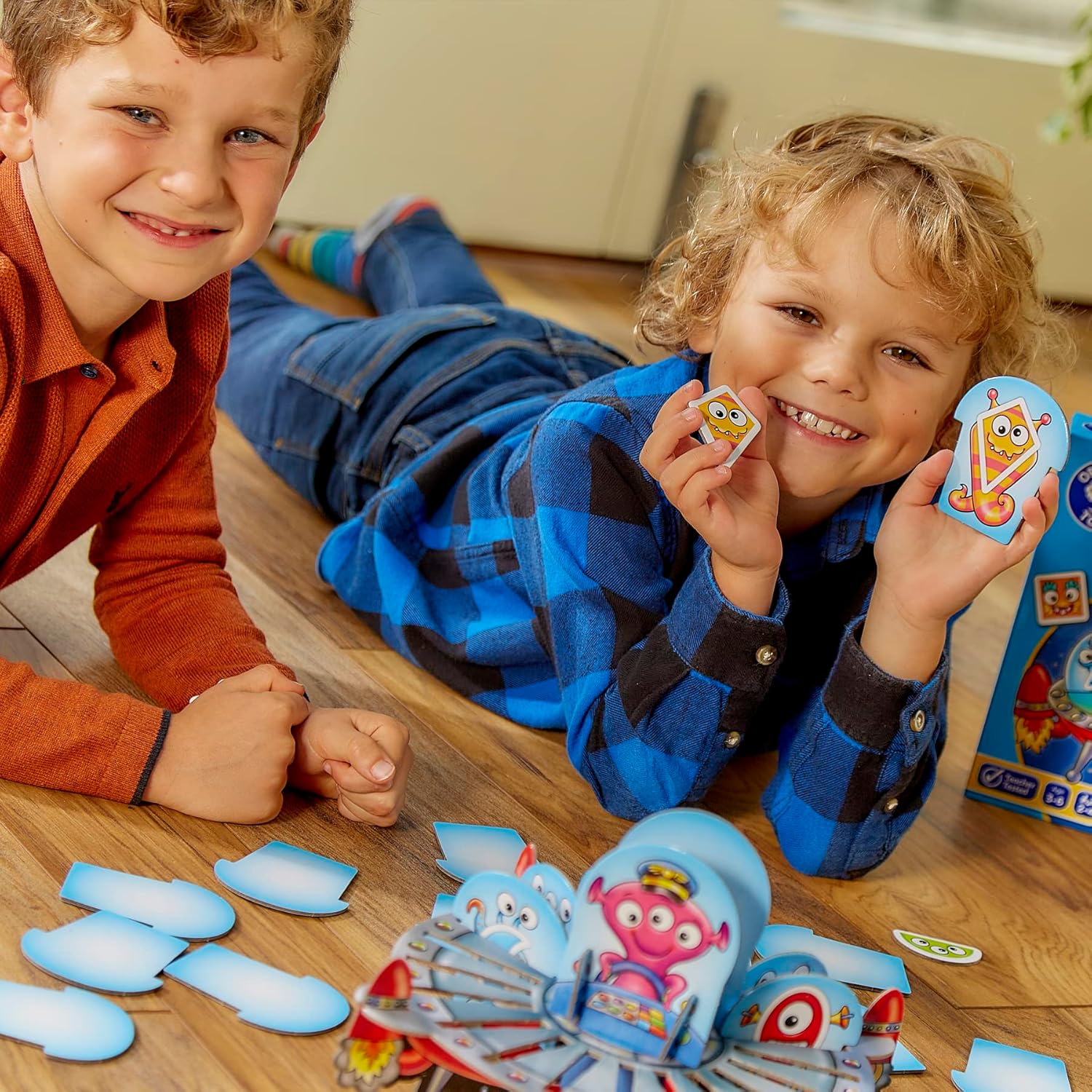 Orchard Toys Shape Aliens Game - Space Themed Board Game for Family Fun 6