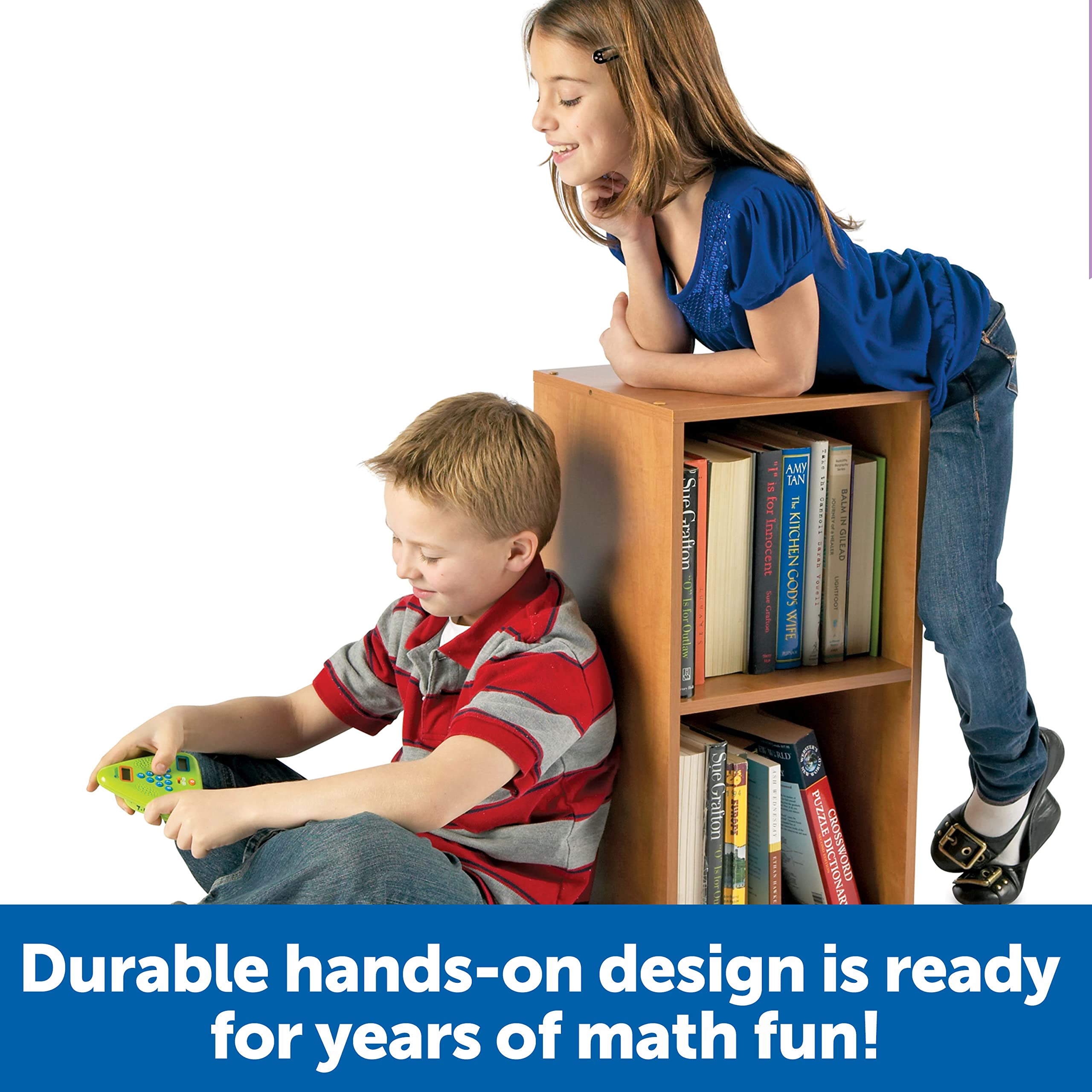 Learning Resources Minute Math Electronic Flash Card for Ages 6-11 | Timed & Untimed Practice 5