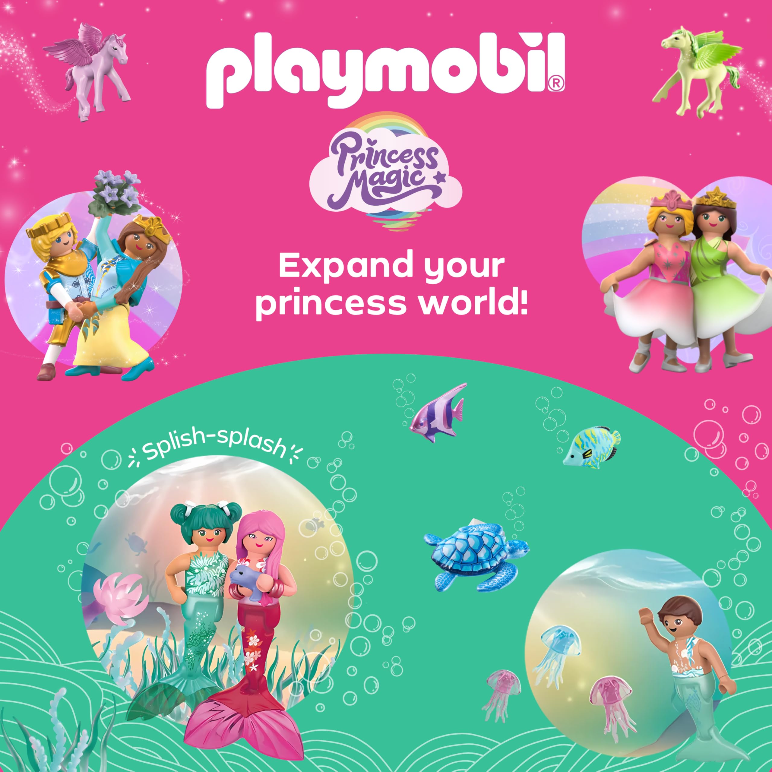 Playmobil Mermaid with Gift - Underwater Wedding Set | Ages 4+ | Model 72107 6