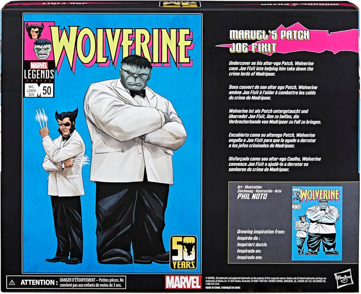 Hasbro Marvel Legends Series Wolverine 50th Anniversary - Patch and Joe Fixit Action Figures (F9042)