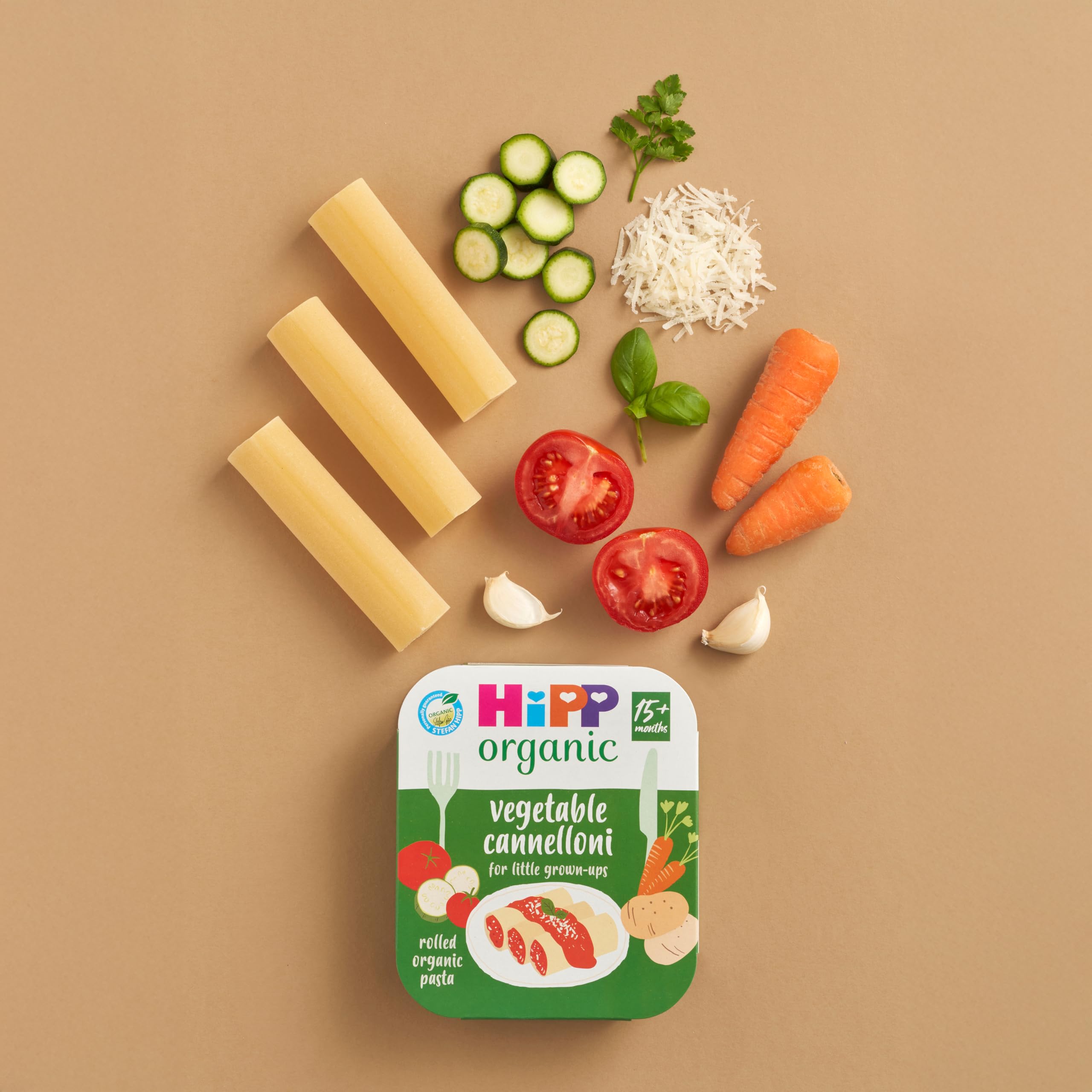 HiPP Organic Vegetable Cannelloni Toddler Meal 15+ Months 250g 5