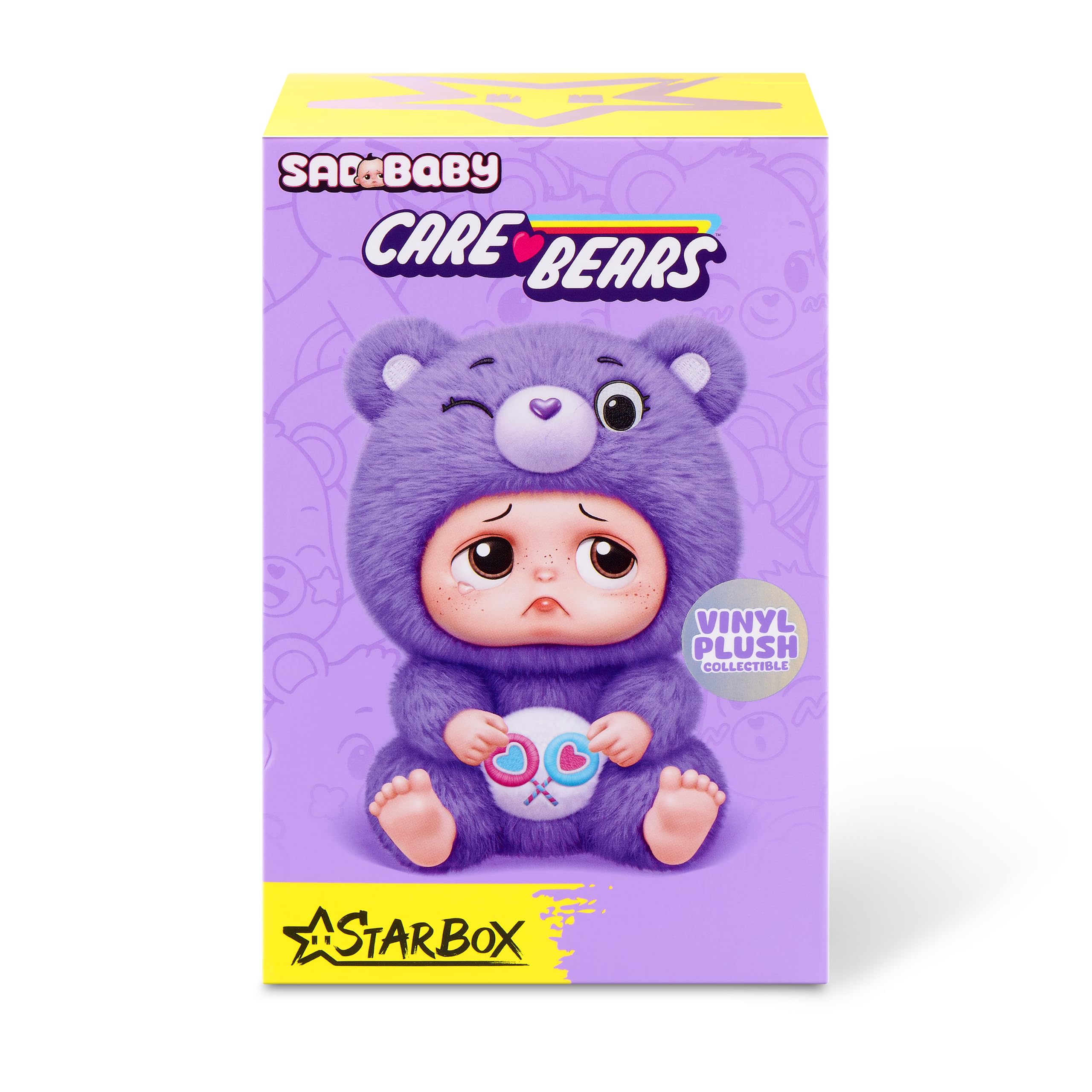 STARBOX Sad Baby Starbox Care Bears Series 1 Blind Box Keychains | Hand Sized Plush | 1/128 Ultra Rare