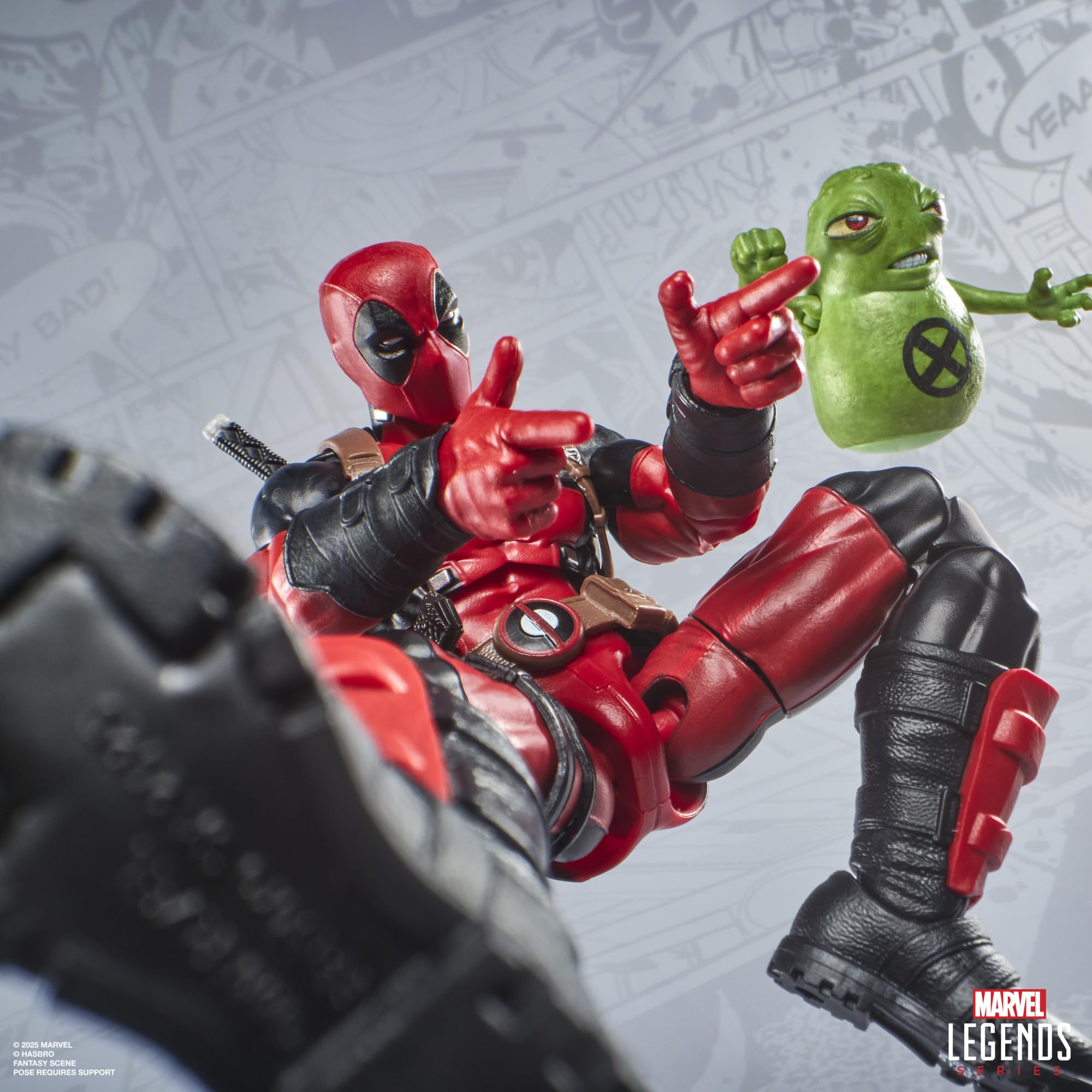 Marvel Legends Maximum Series Deadpool Action Figure with Doop - 6 Inch Collectible with 24 Accessories 8