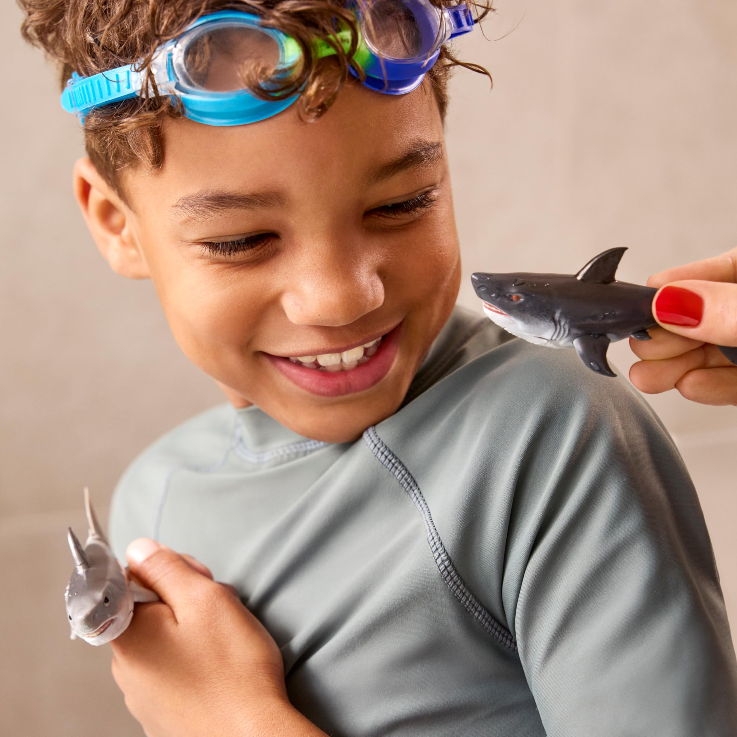 Robo Alive Robo Shark Water Activated Swimming Toy - 2 Pack Blue | Ages 3+ | Plastic 7