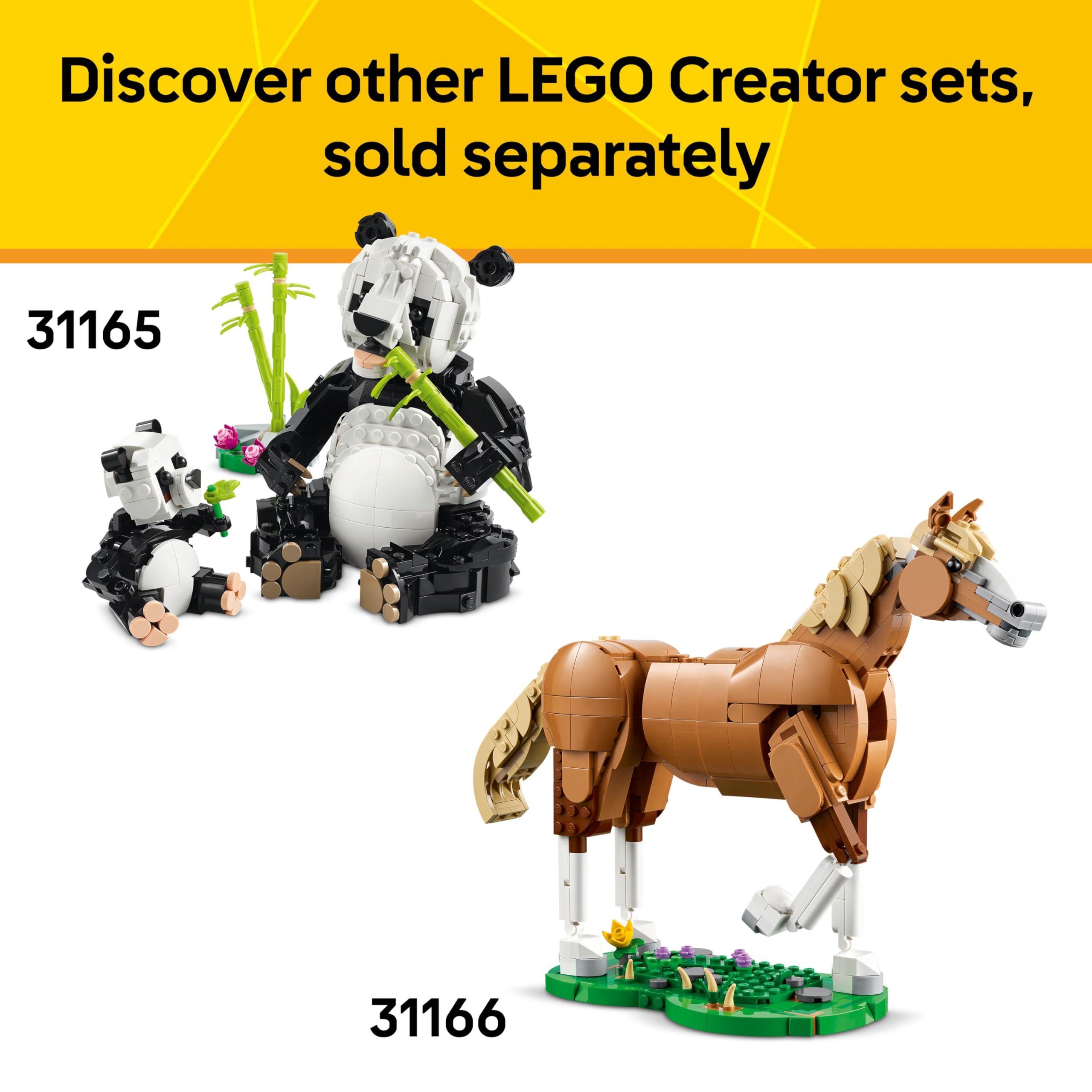LEGO Creator 3in1 Wilde Tiere: Tropischer Tukan mit Blume Bauset - 225 Teile 8
