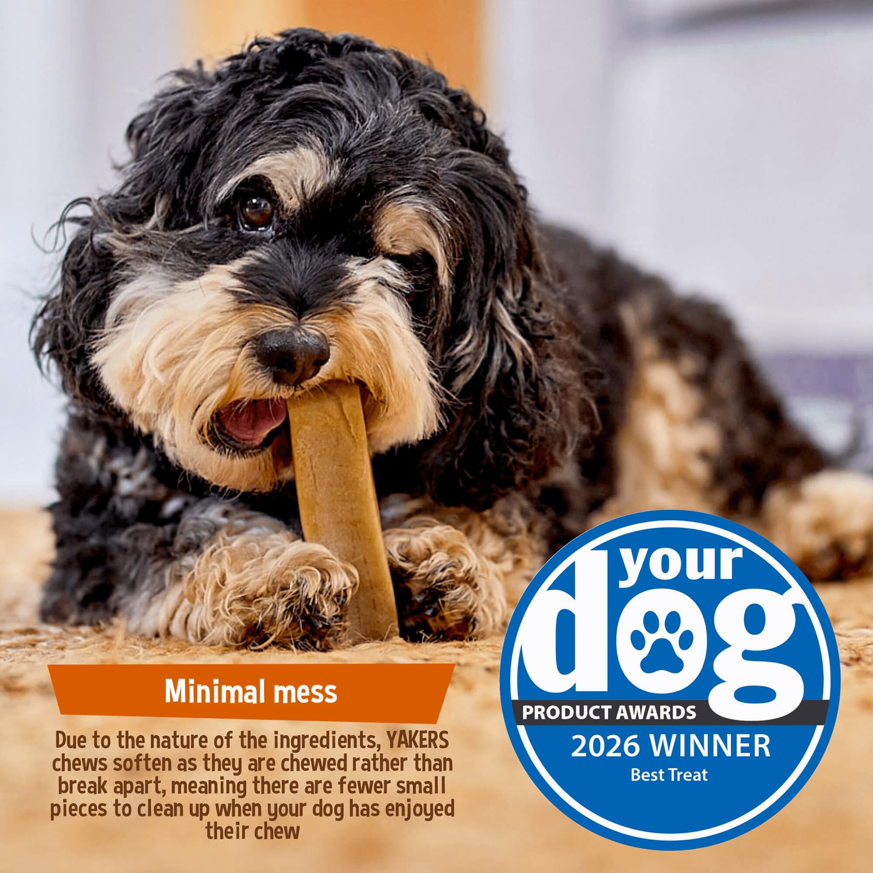 Yakers Cranberry Dog Chew for Medium Breeds | Protein & Calcium Rich | Dental Health Support 5