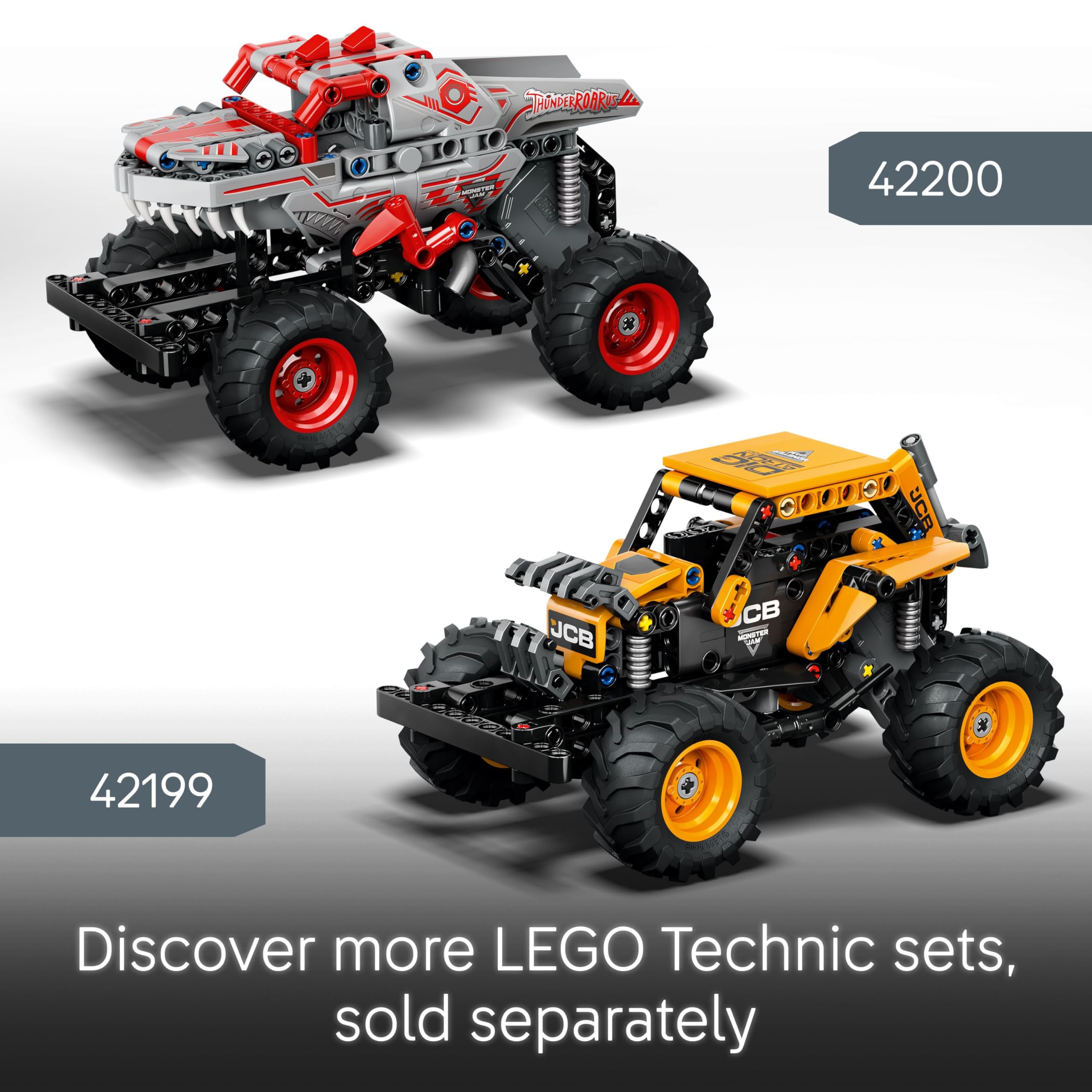 LEGO Technic Monster Jam ThunderROARus Pull-Back Truck Toy - Vehicle Building Set for Kids 7+ 13