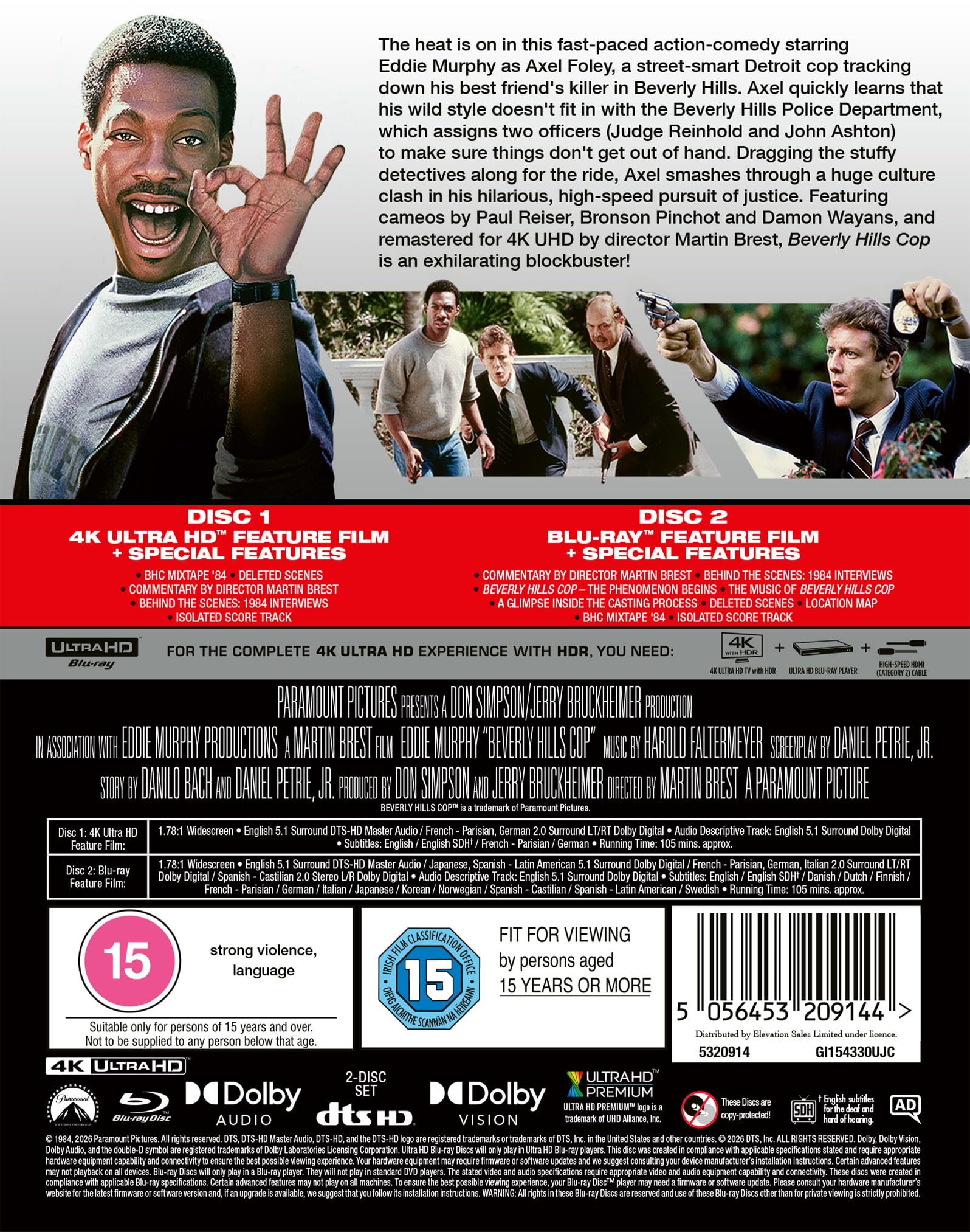 Beverly Hills Cop [4K UHD Blu-ray Steelbook] 2