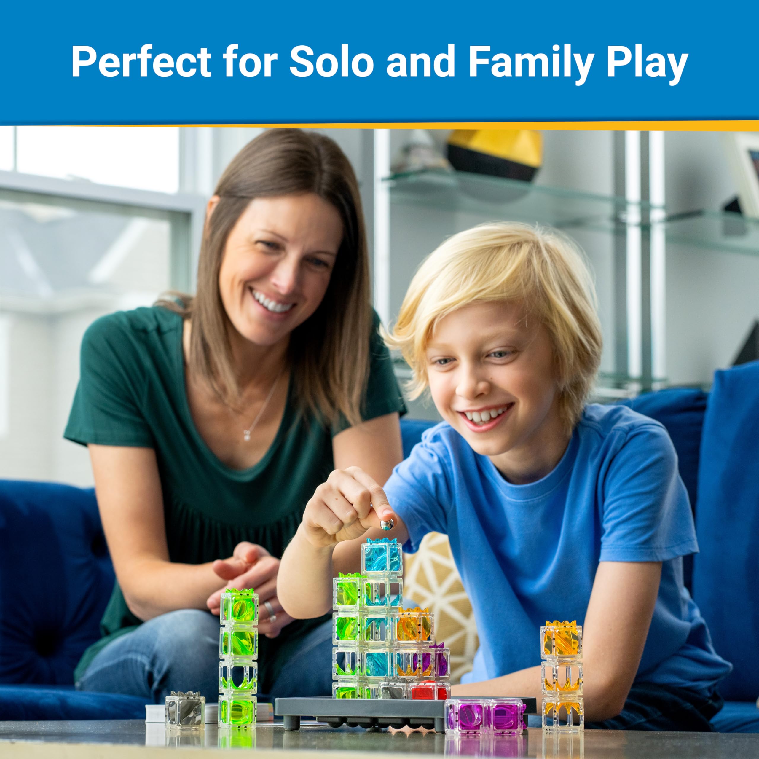 ThinkFun Gravity Maze Marble Run Logic Game and STEM Toy for Ages 8+ | 60 Challenges
