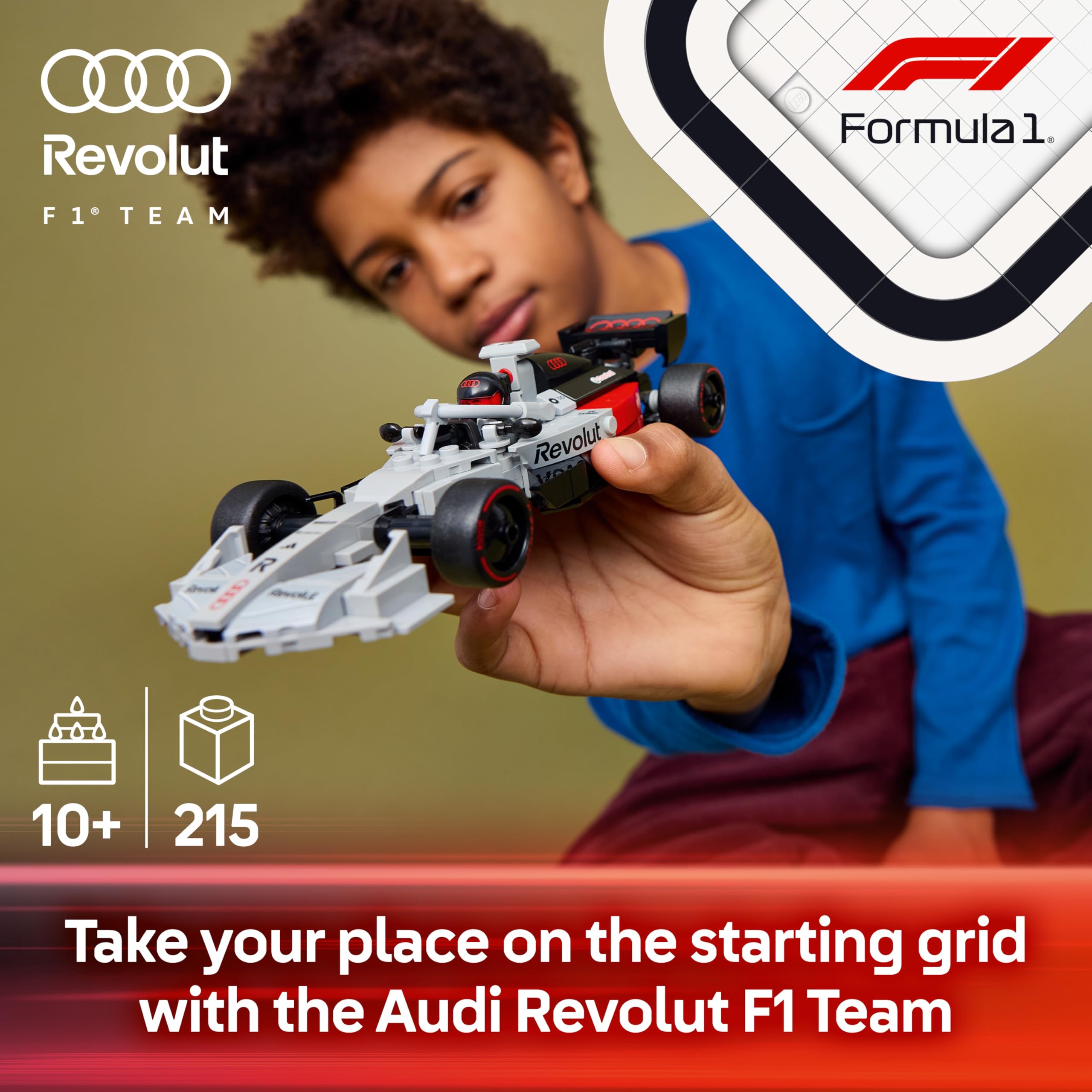 LEGO Speed Champions Audi Revolut F1 Team R26 Race Car Building Set | Model 77259 | Ages 10+ 3