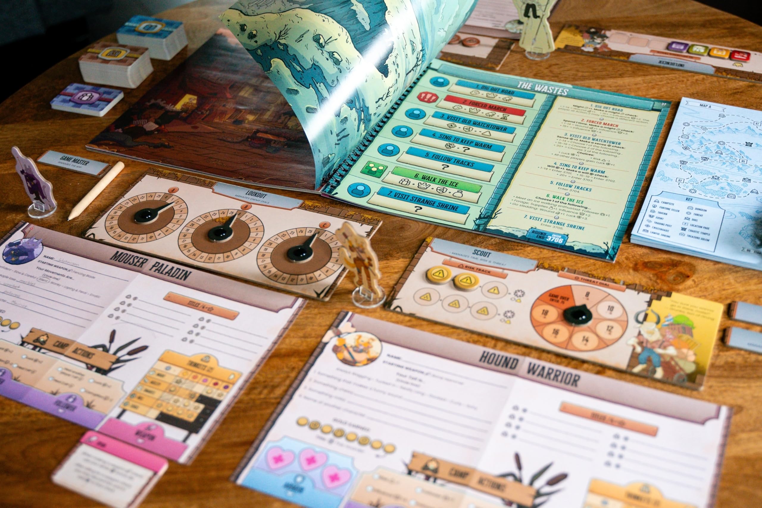 Plaid Hat Games Freelancers: Crossroads Board Game 3
