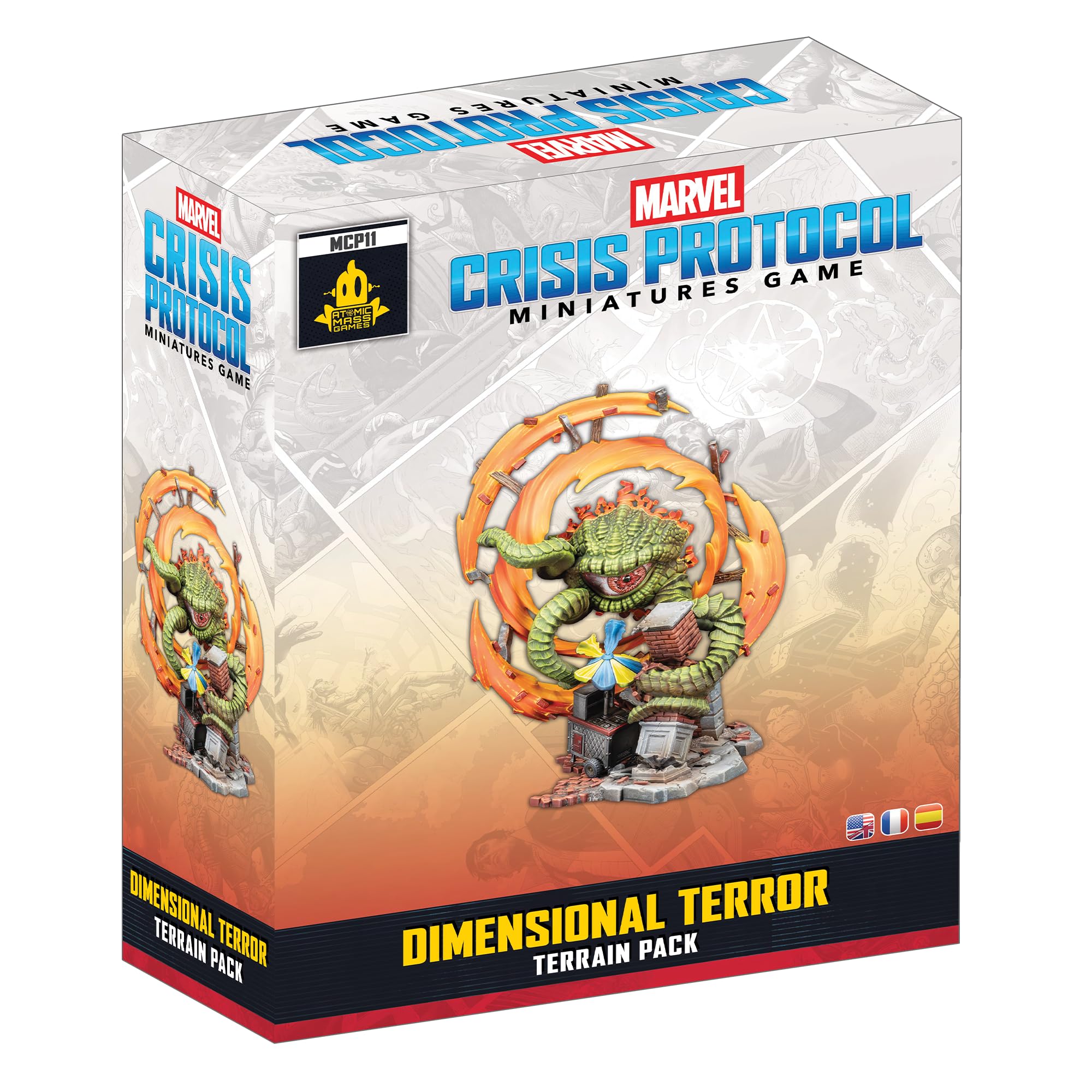 Asmodee Marvel: Crisis Protocol Dimensional Terror Terrain Pack | Strategy Game | 2 Players | 90 Minutes