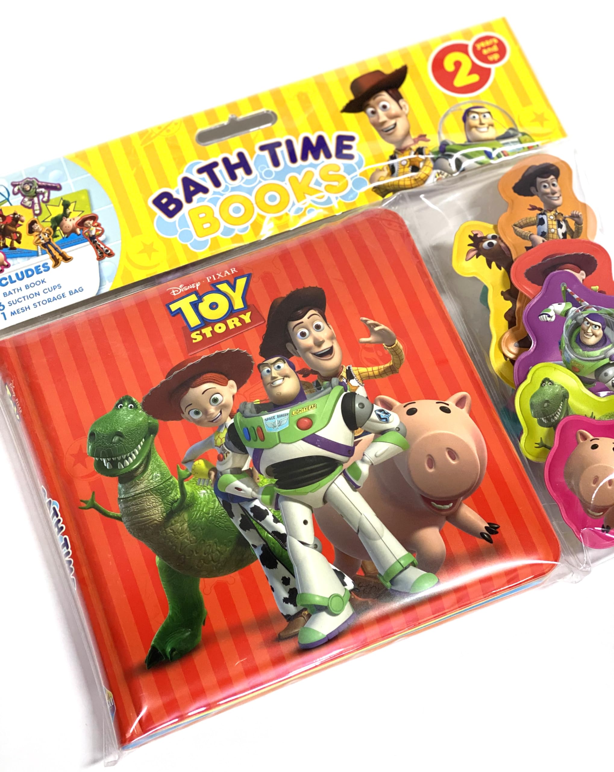 Phidal Toy Story Bath Time Books - Waterproof Activity Book for Kids Ages 2+