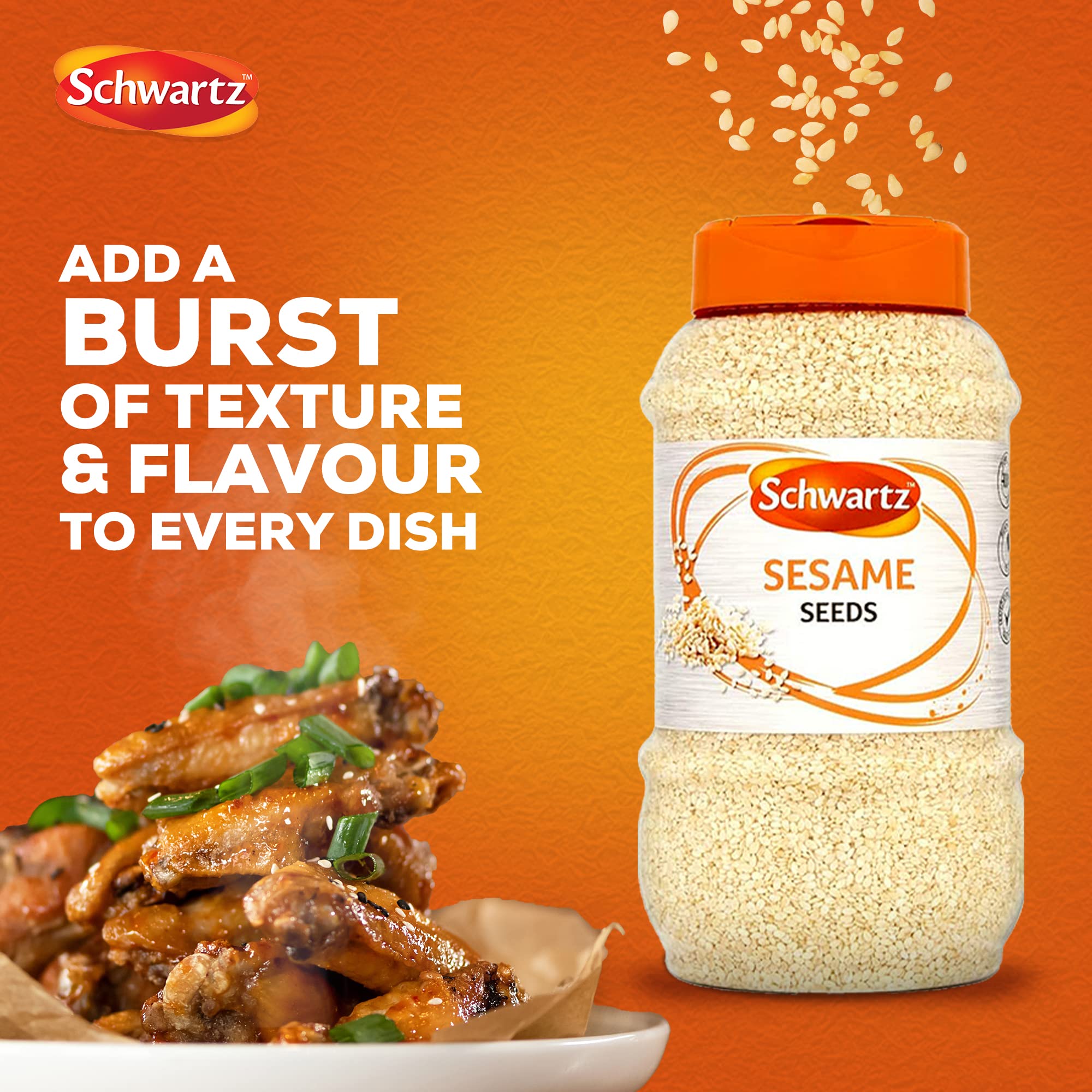 Schwartz Sesame Seeds - Nutty & Earthy Flavour | 480g Pack