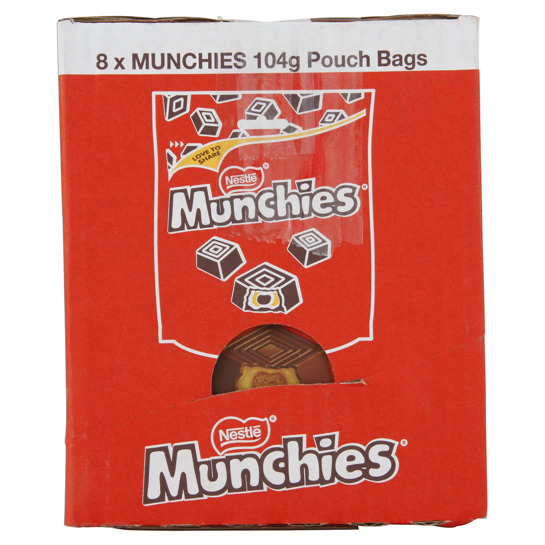Munchies Milk Chocolate and Caramel Sharing Bag, 104g