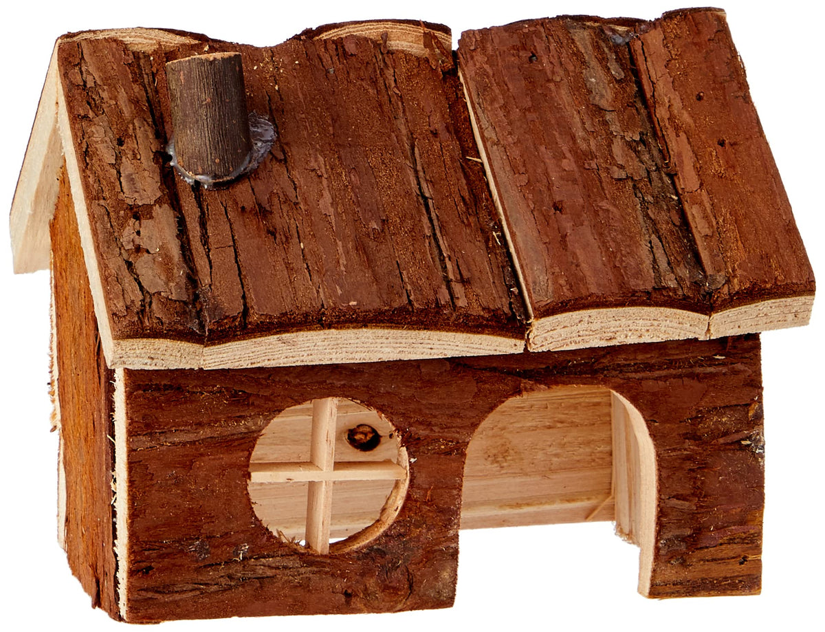 TRIXIE Natural Living Hendrik Hamster House - 15 x 12 x 11 cm, Wood