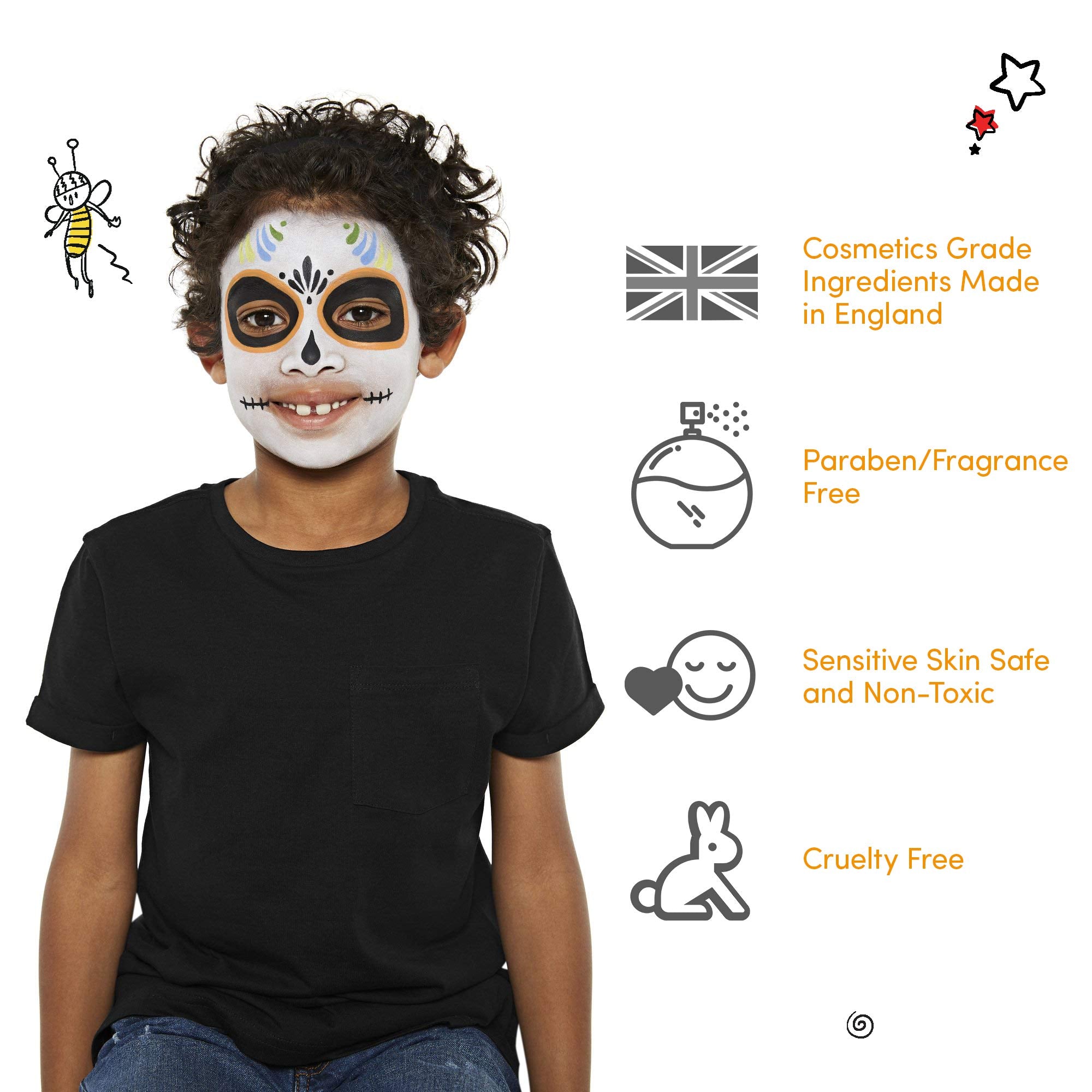 Snazaroo - Classic Face and Body Paint (Dark Blue, 18.8g) 3