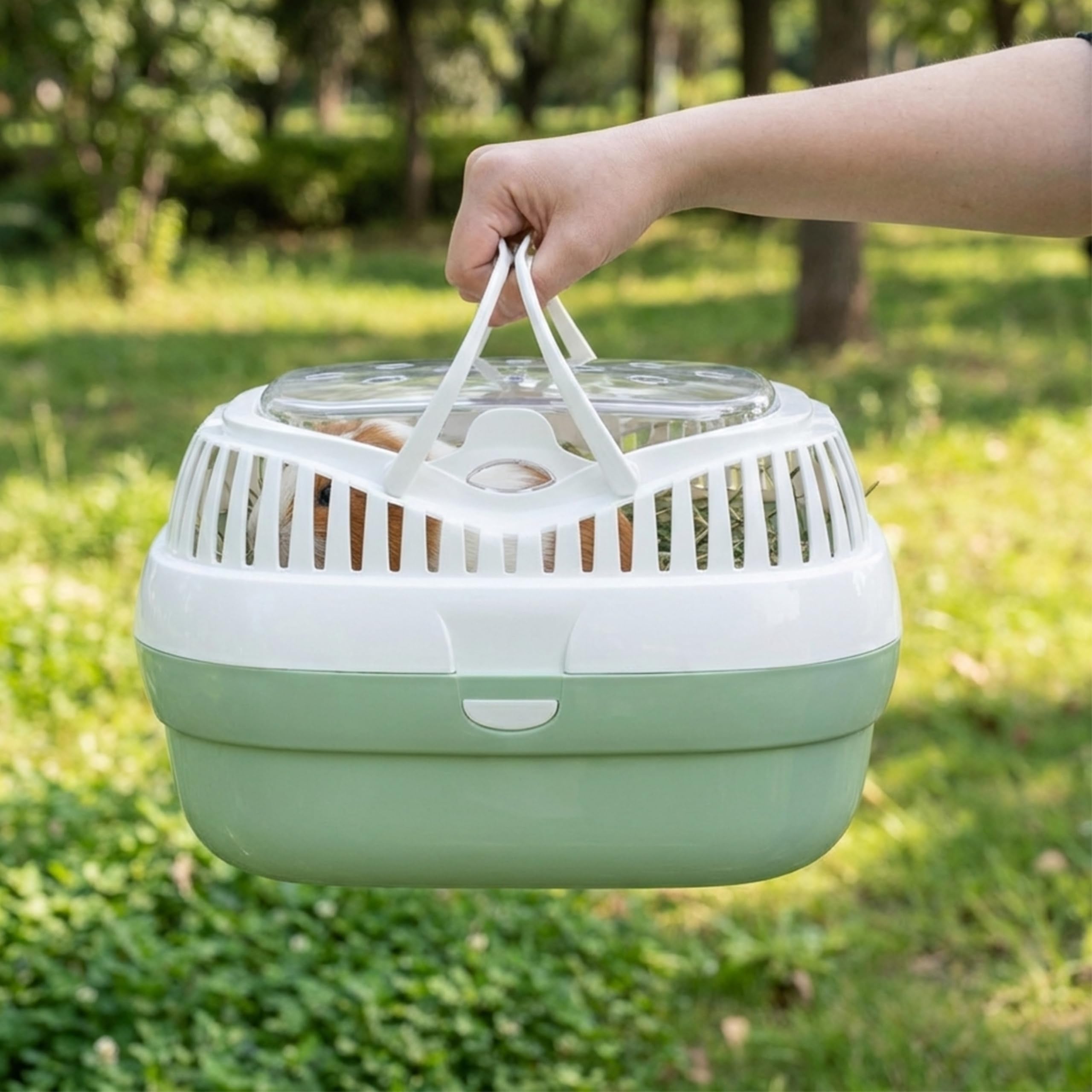 Ferplast Aladino Large Pet Carrier for Guinea Pig, Rabbit, Rat | Max 3 kg