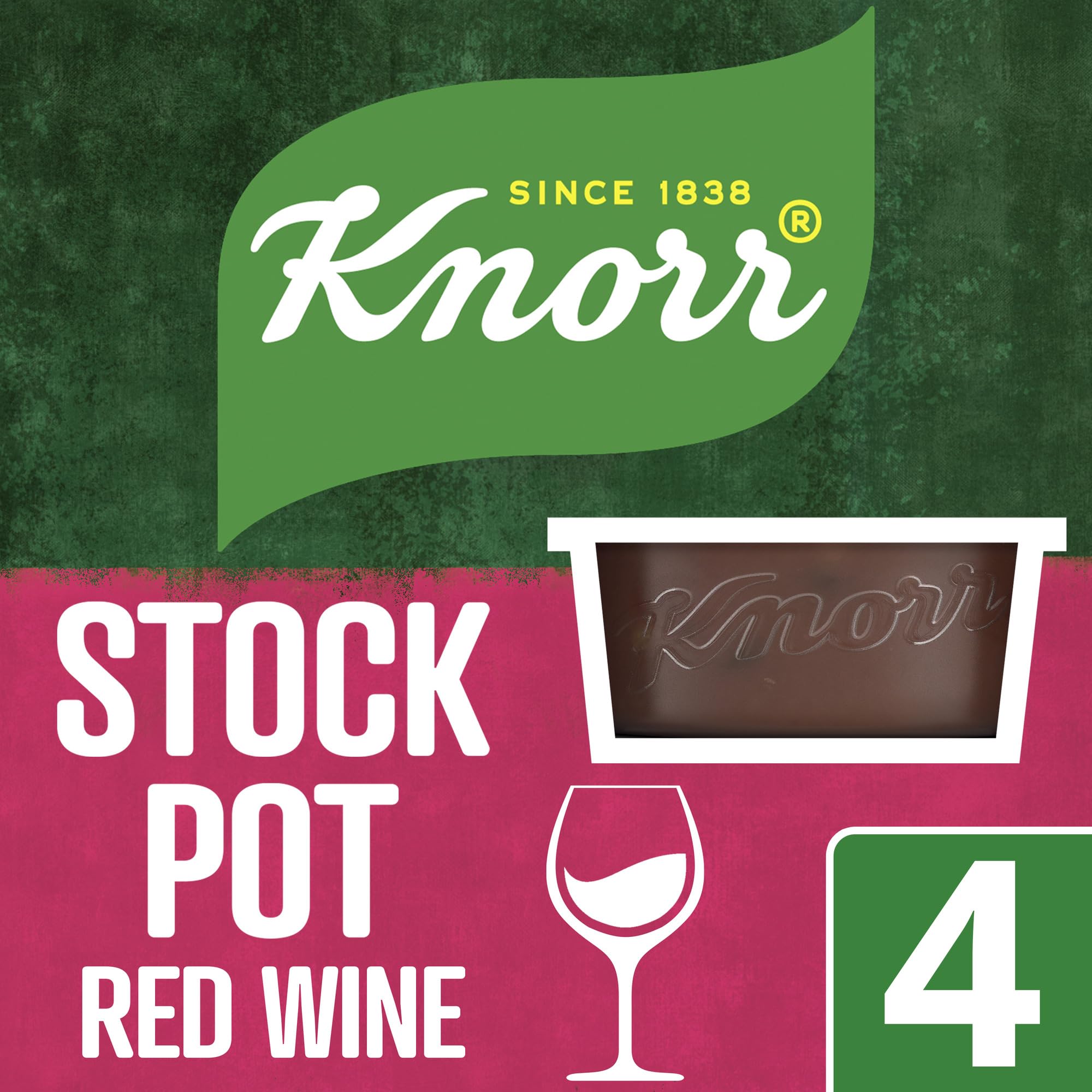 Knorr Red Wine Stock Pots - Gluten Free, Vegan, 4 Pots 1