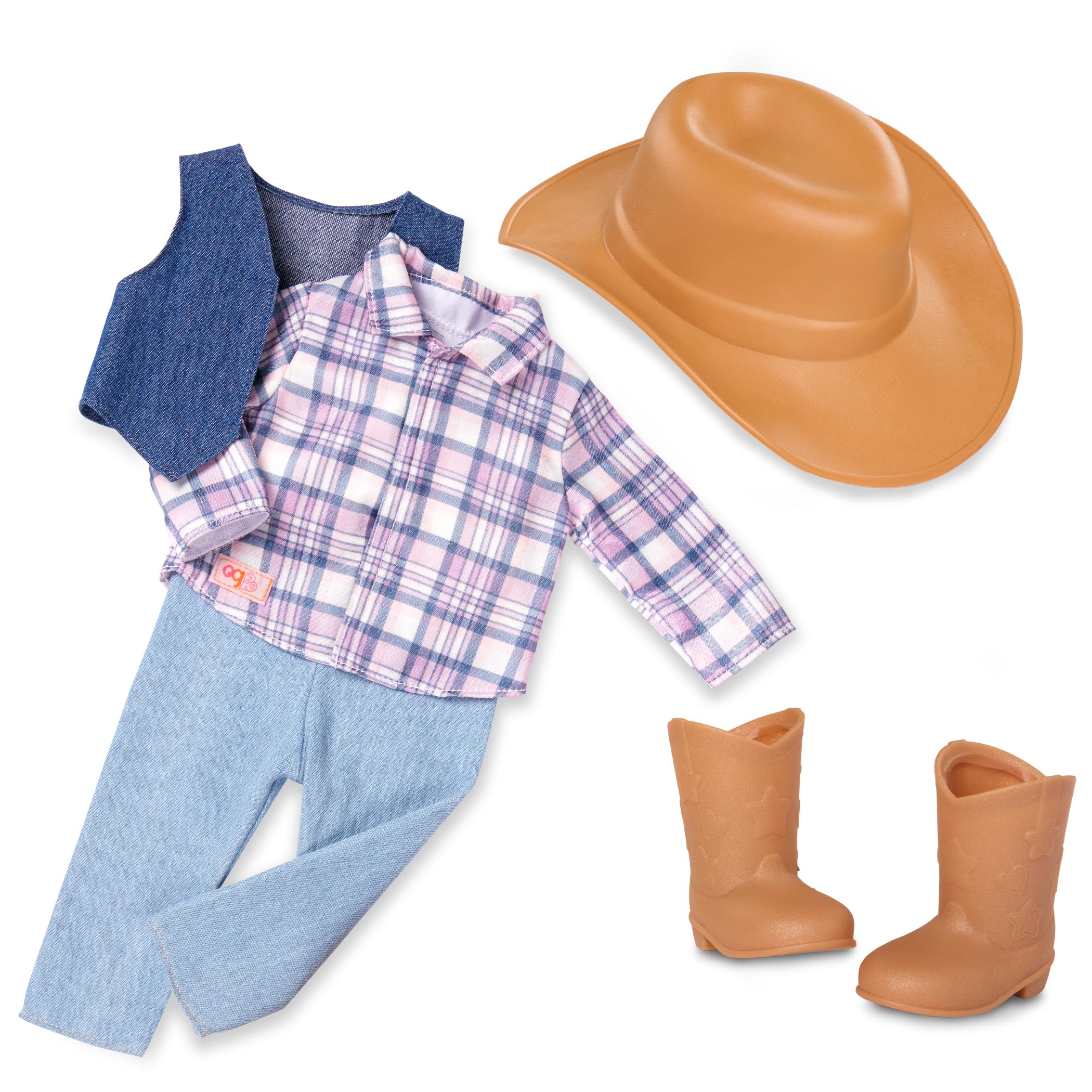 Our Generation Abigale 18-inch Cowgirl Doll - Western-Themed Equestrian Doll with Lifelike Hazel Eyes, Blonde Hair & Riding Outfit, Ages 3+ 4