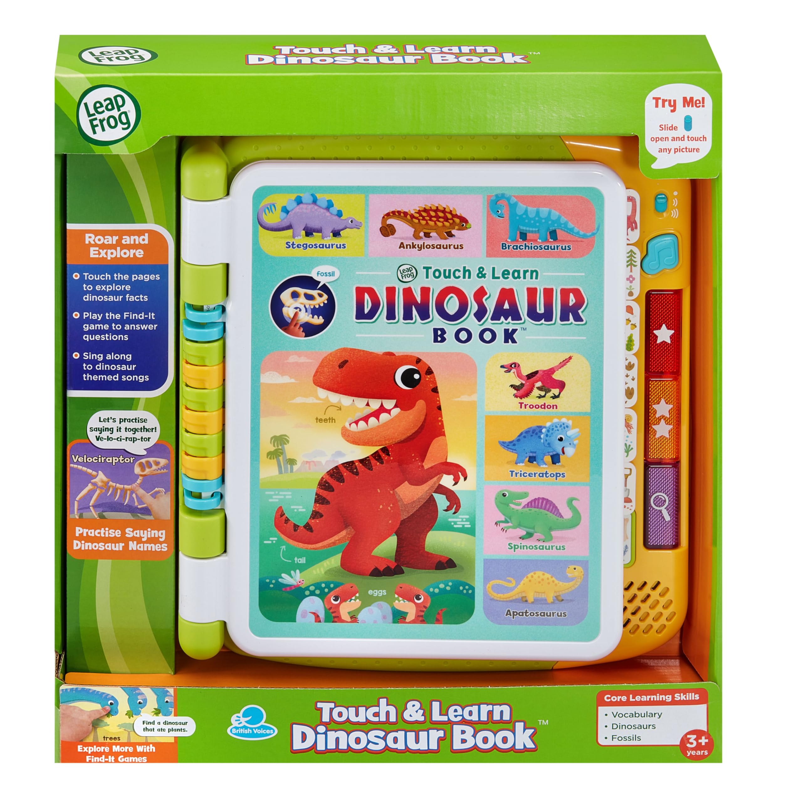 VTech Touch & Learn Dinosaur Book - Interactive Learning for Ages 3+ | 7 Pages 3