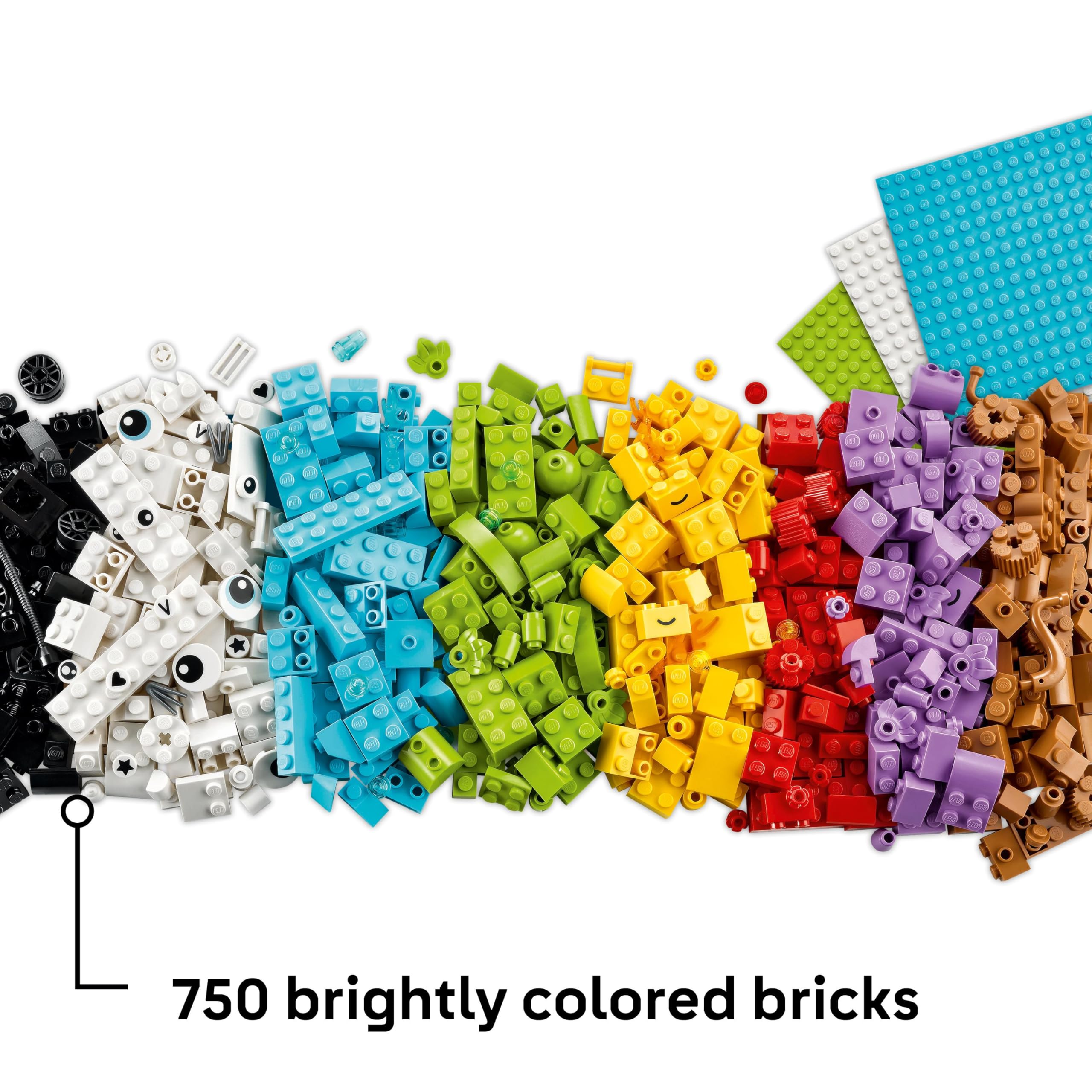 LEGO Classic Creative Build-and-Play Box 11044 - 750 Pieces | Ages 5+ | 2025 Model 3