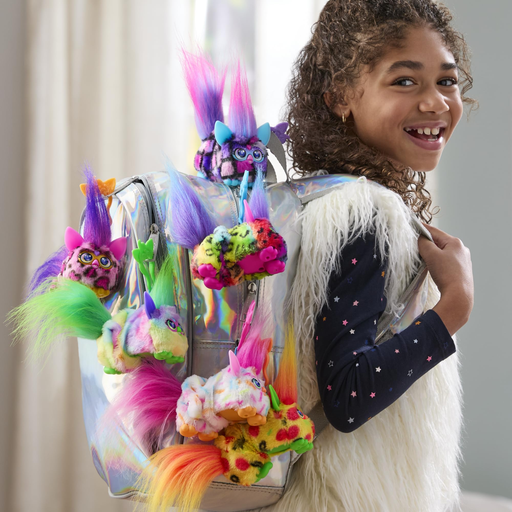 Furby Pepp-Oh-Roni DJ Furblet Interactive Plush Toy, Red 6