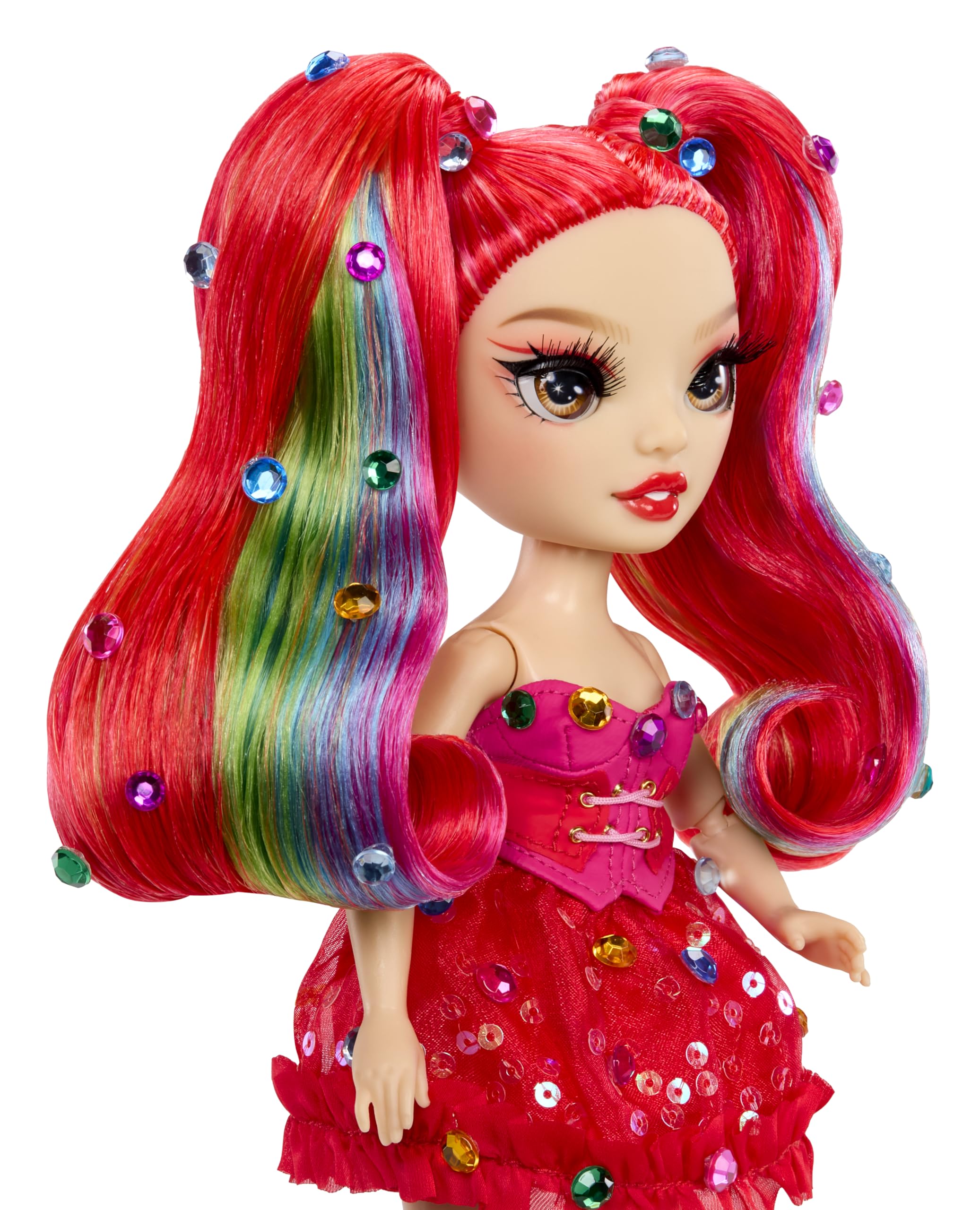 Rainbow High Be Dazzling - Vivienne Rouge 28cm Fashion Doll | Fully Articulated | Customizable with Gems 4
