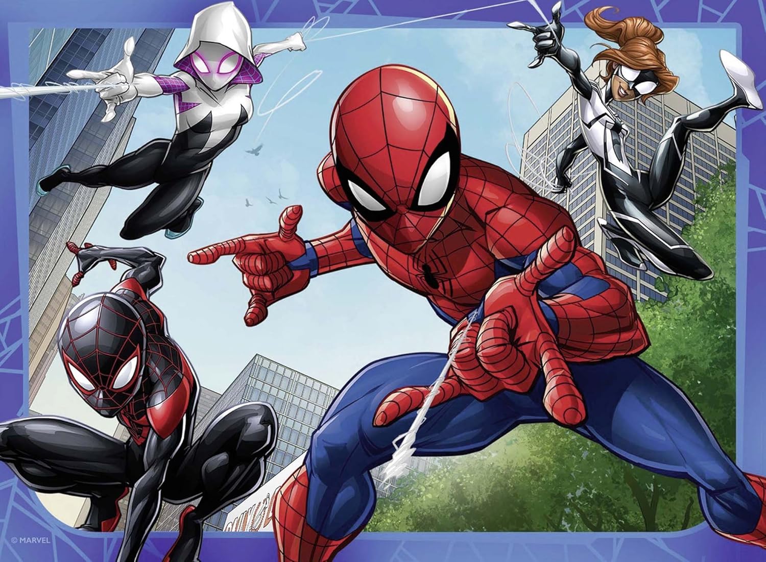 Ravensburger Marvel Spider-Man 4-in-1 Jigsaw Puzzle Set - 12, 16, 20, 24 Pieces for Kids Ages 3+ 9