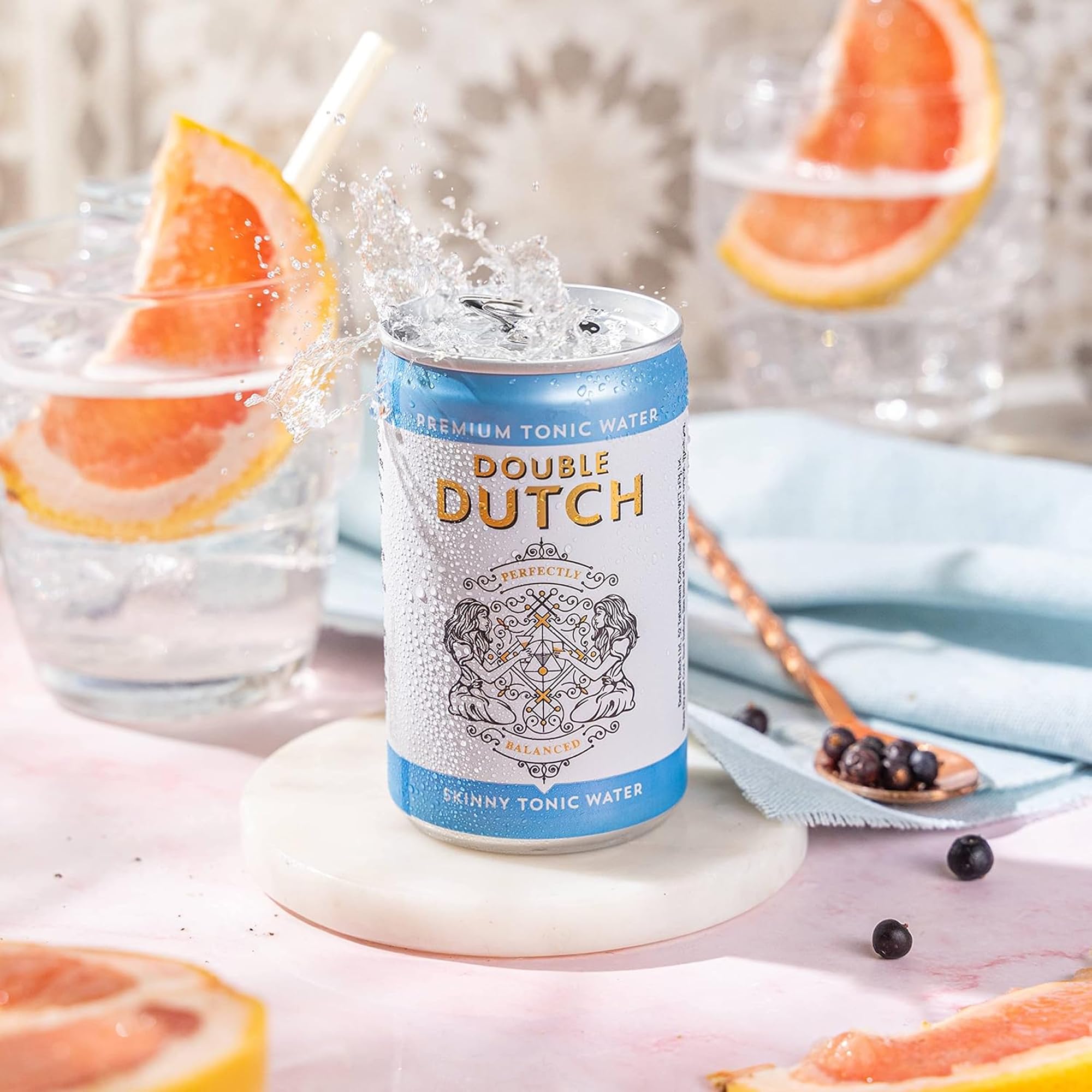 Double Dutch Skinny Tonic Water - Low Calorie, Natural Ingredients | 150 ml (Pack of 6) 2