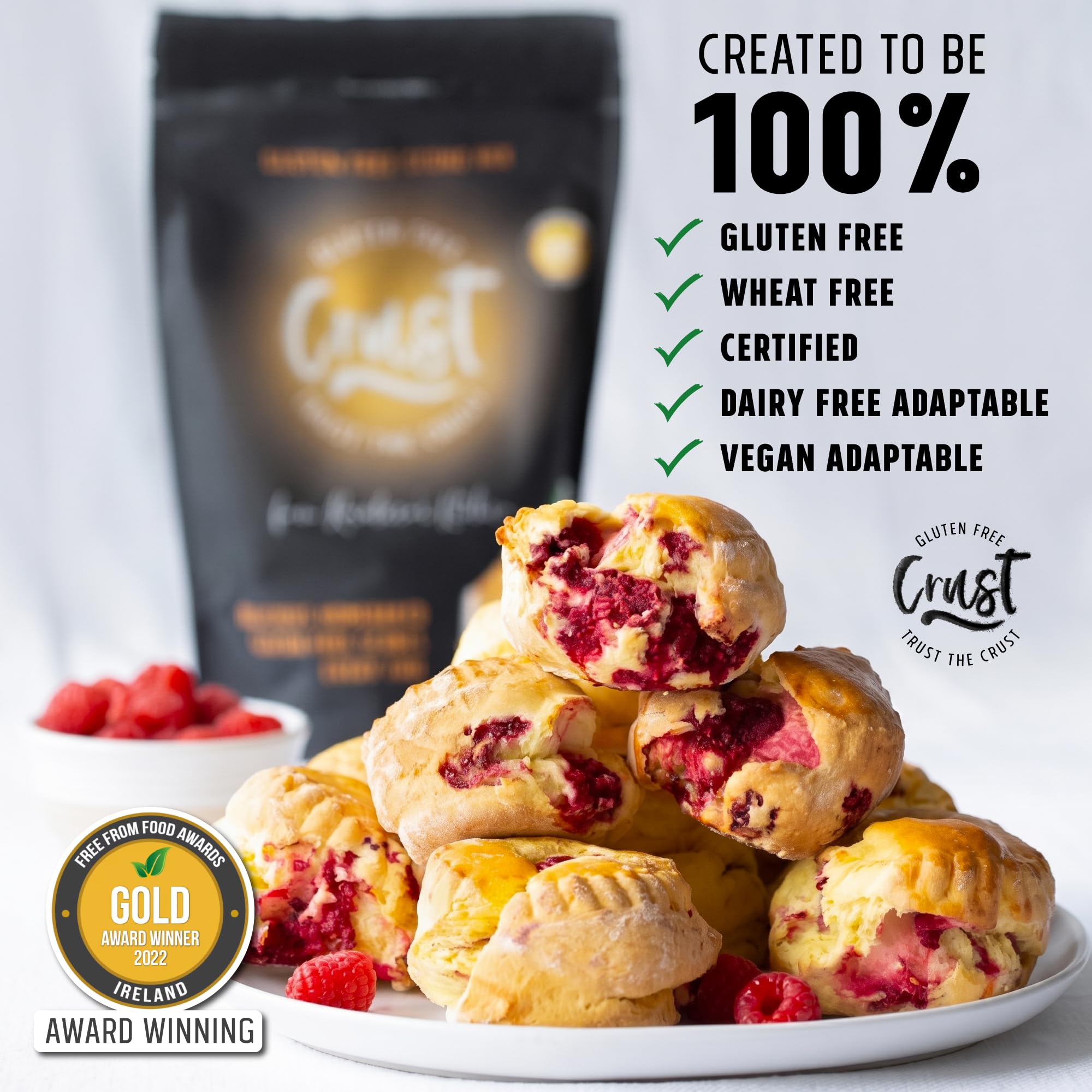 Crust Gluten Free Scone Mix - Award Winning Recipe | 450g