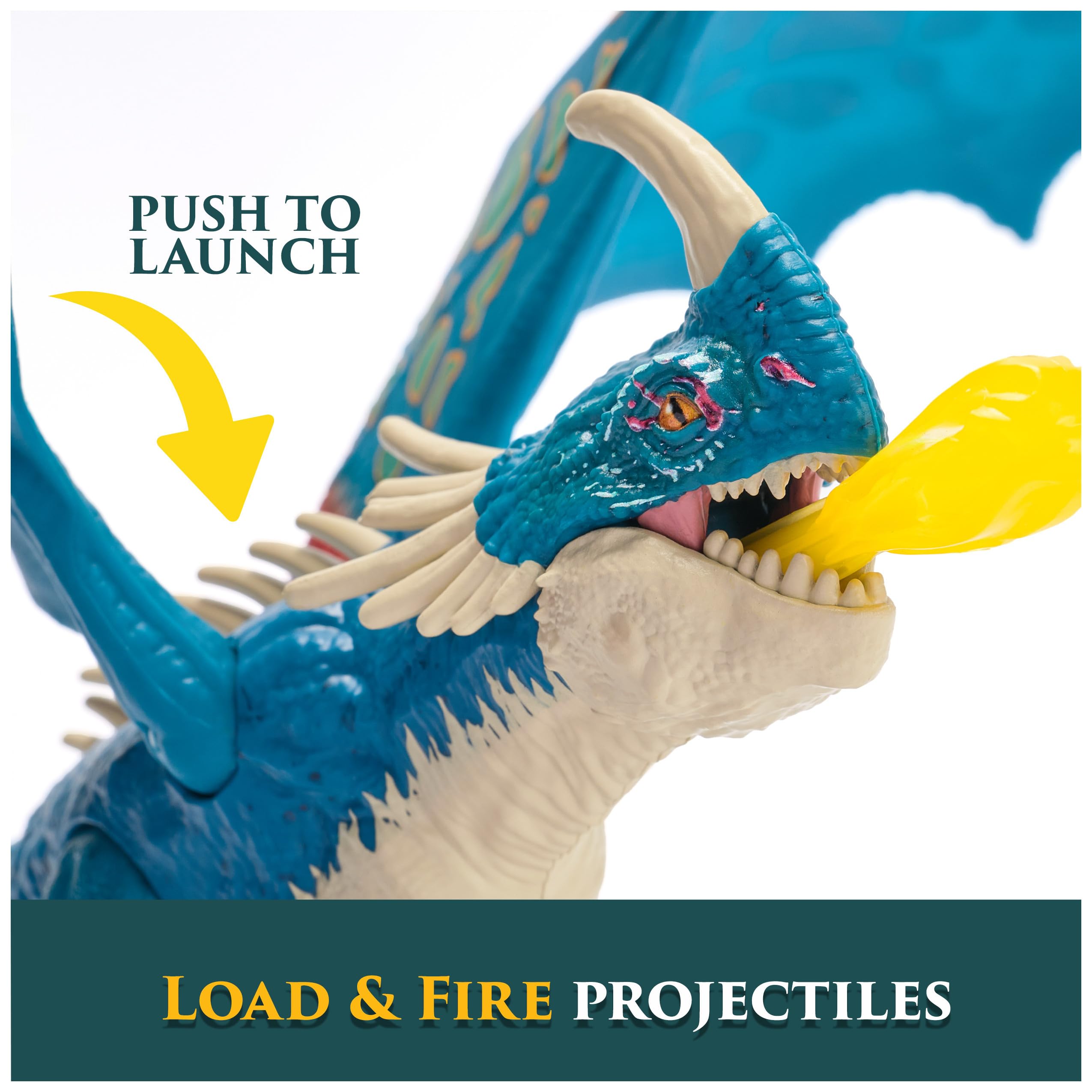 Dreamworks Dragons Battle Dragons Fire Blast Deadly Nadder Action Figure - 10 Inch, Multicolor 4